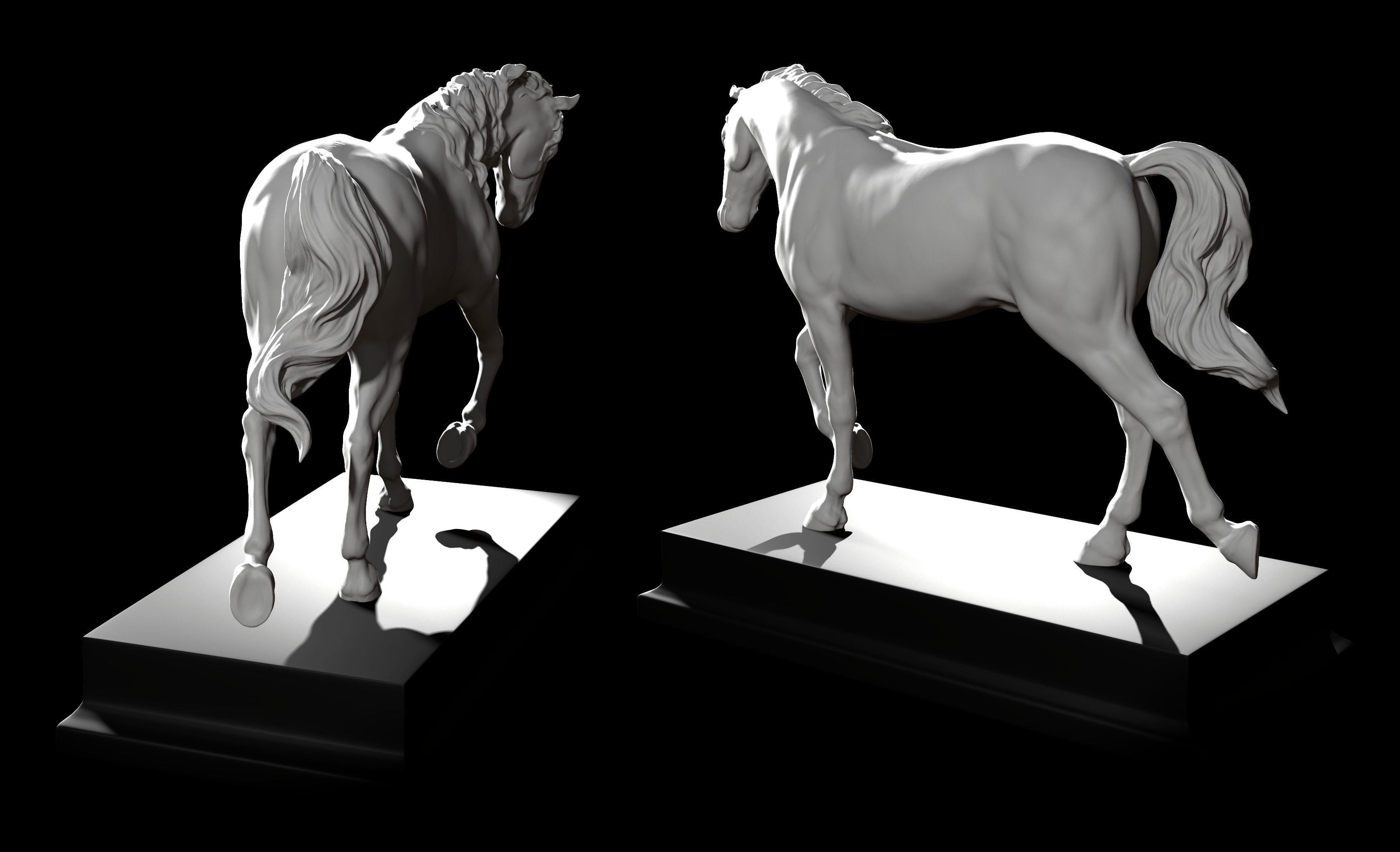 Bucephalus - Horse for 3D printing 3D print model_9
