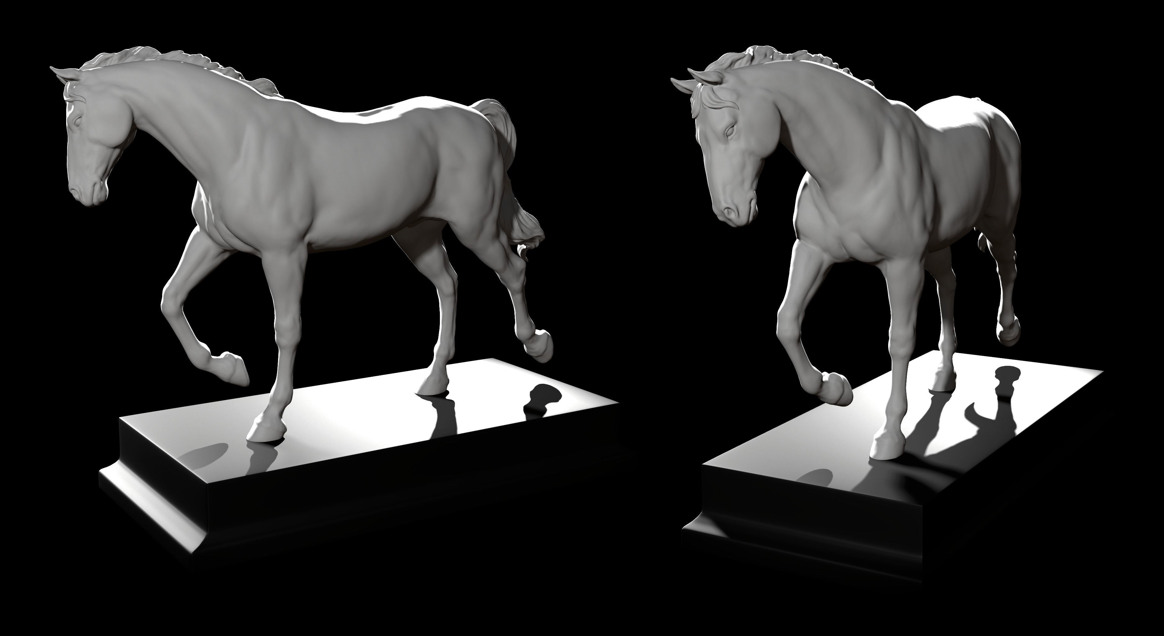 Bucephalus - Horse for 3D printing 3D print model_7