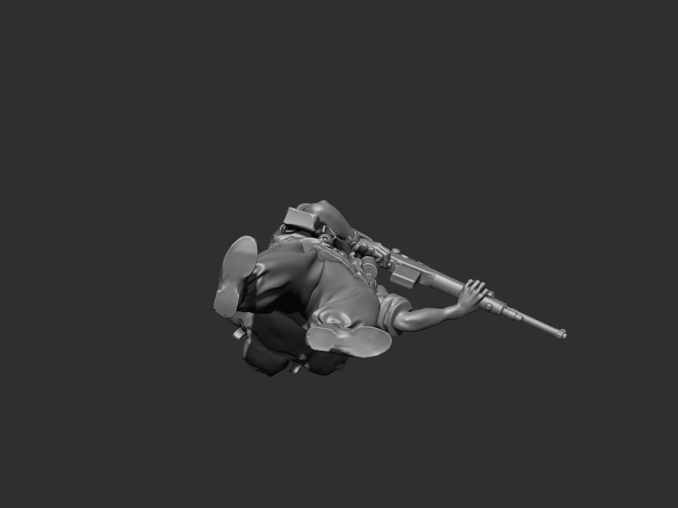 USA Vietnam Soldier 7 3D print model_6
