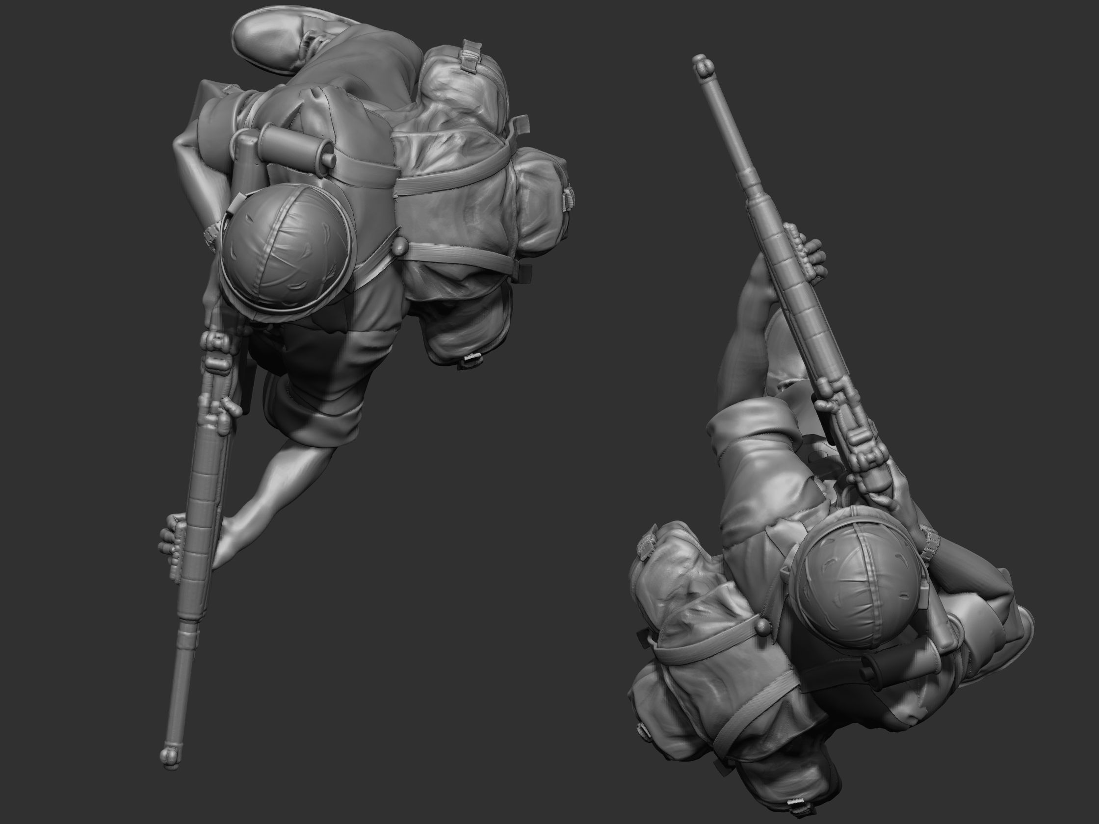 USA Vietnam Soldier 7 3D print model_5