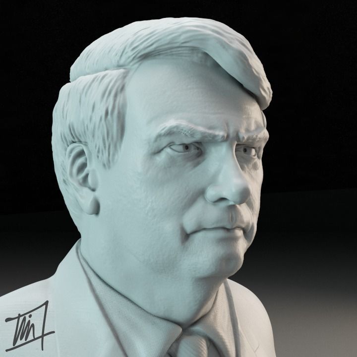 Jair Messias Bolsonaro 3D print model_4