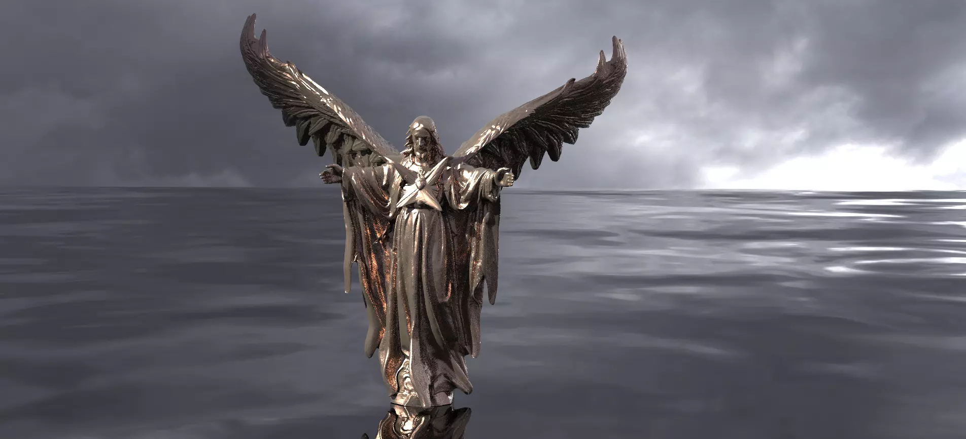 Christ in holy form 3 3D model_0