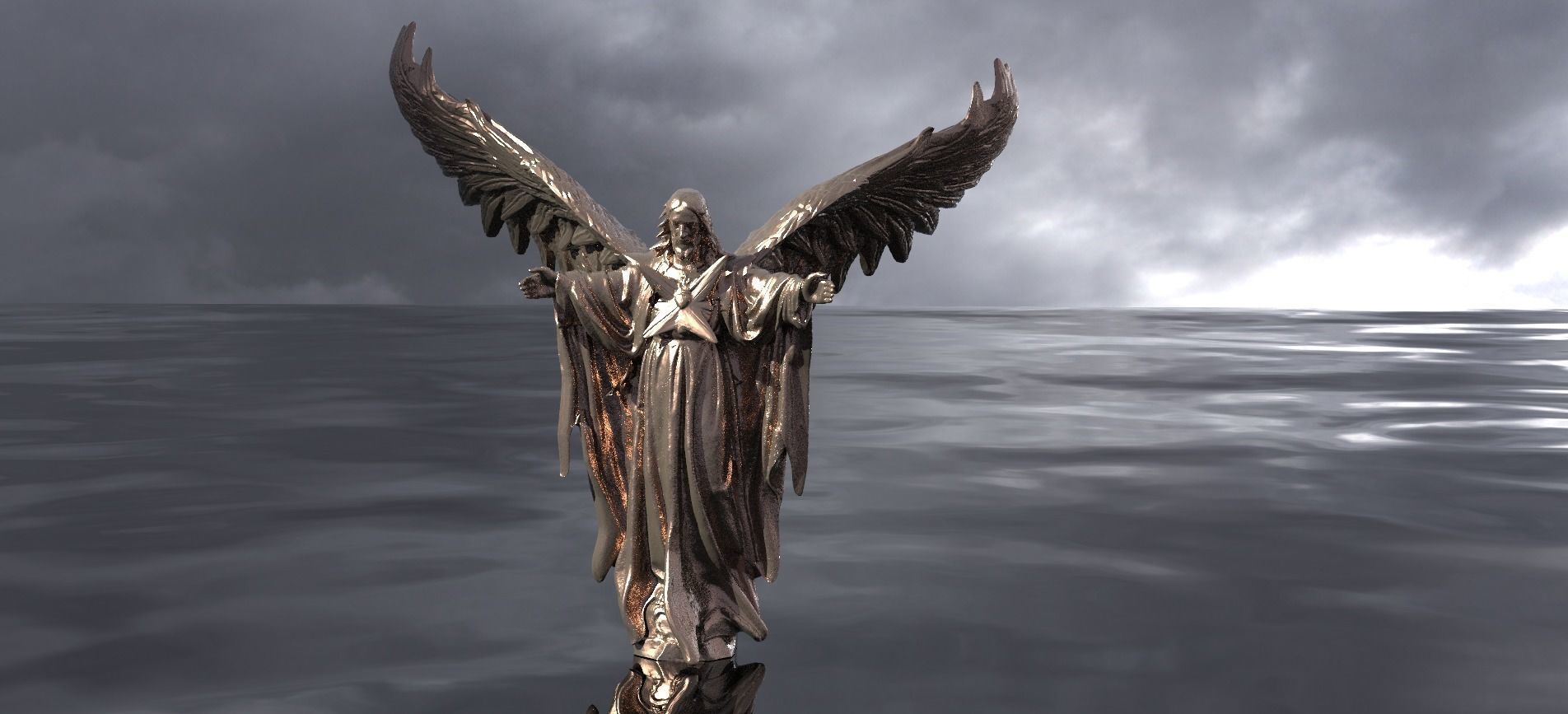 Christ in holy form 3 3D model_1