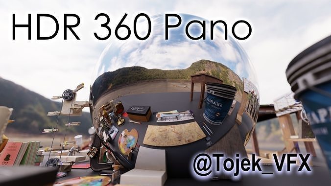 HDR 360 Pano Hawaii - 087 Kilauea Iki Trailhead - volcano crater 3D model