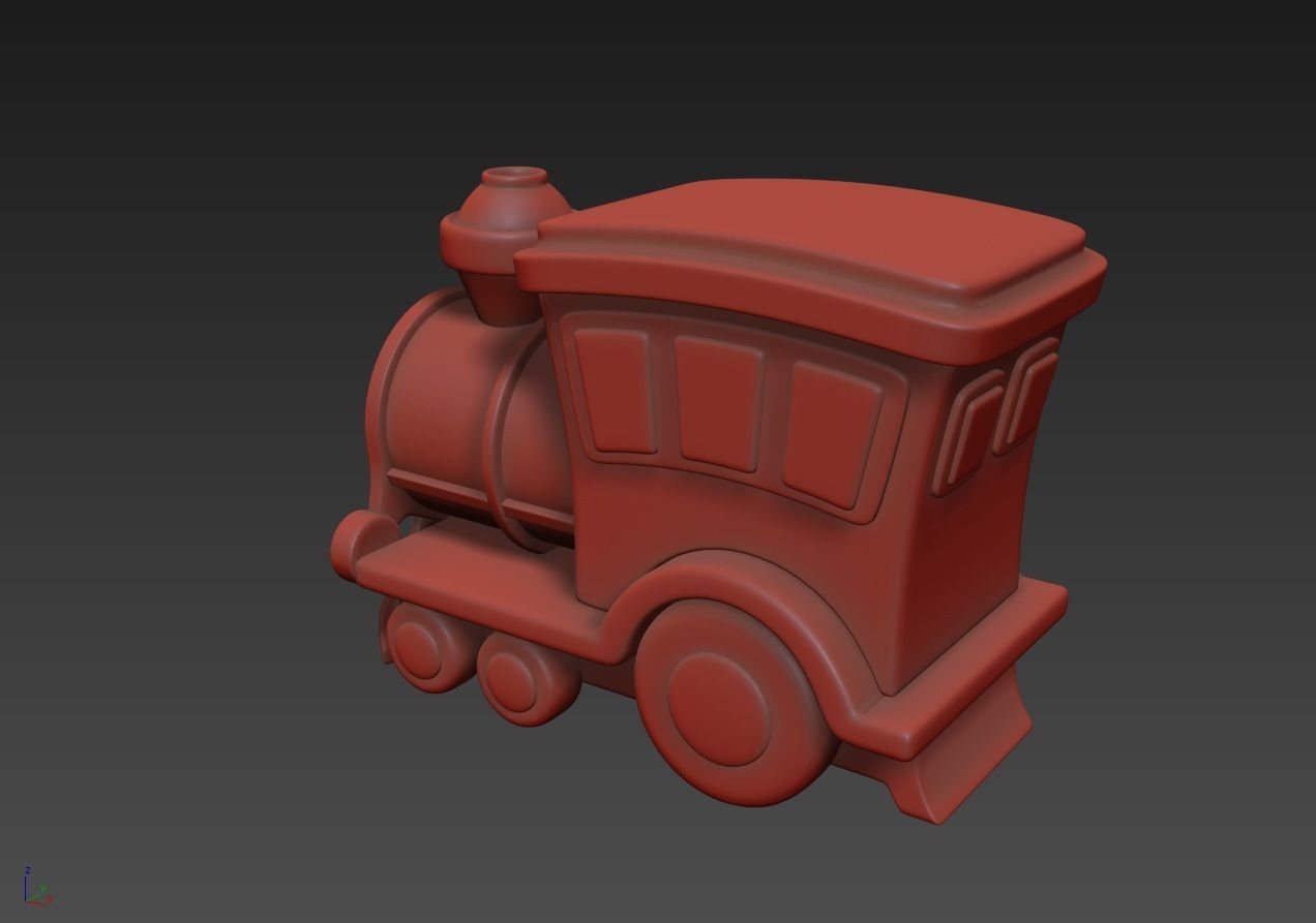 Toy Train 3D model 3D model_6