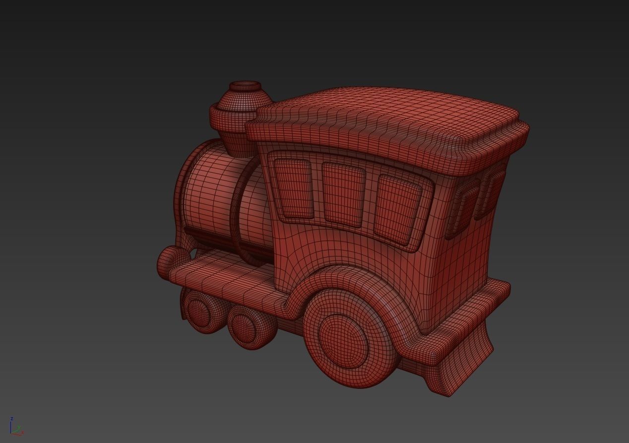 Toy Train 3D model 3D model_8