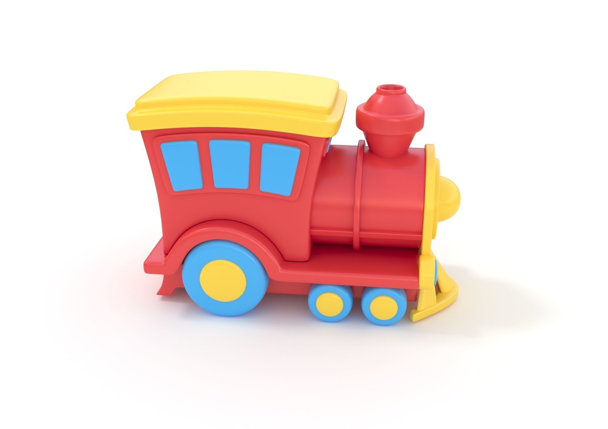 Toy Train 3D model 3D model_2