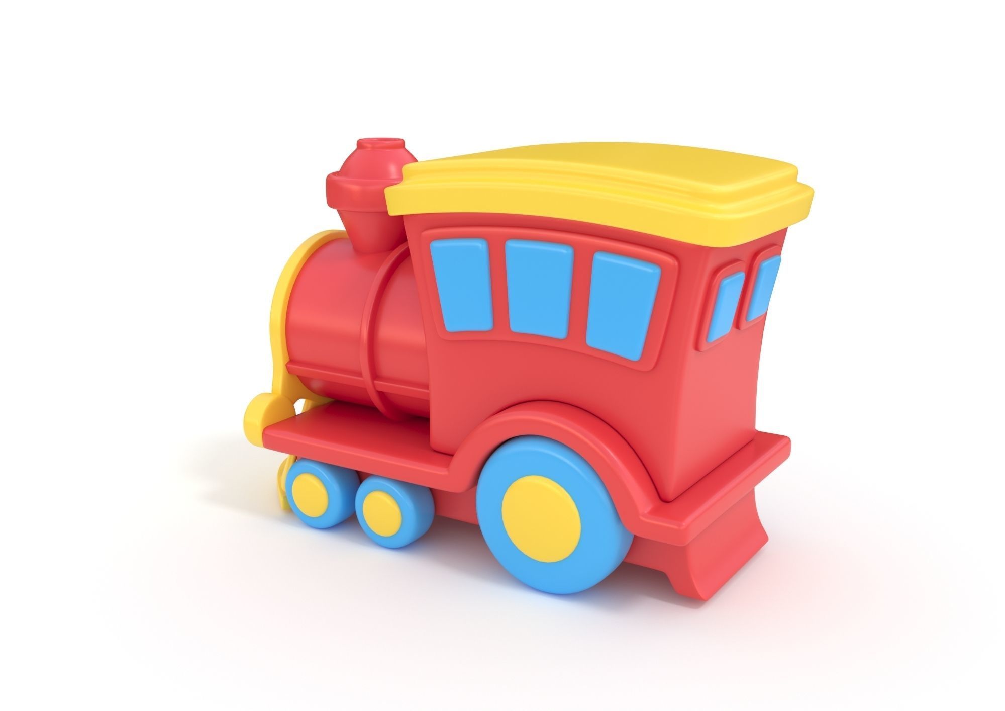 Toy Train 3D model 3D model_1