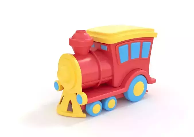 Toy Train 3D model