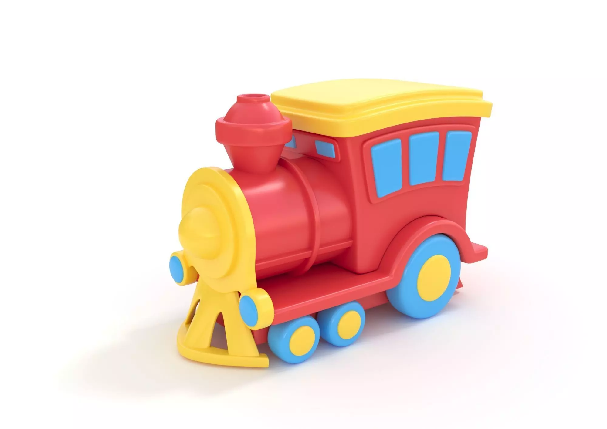 Toy Train 3D model 3D model_0