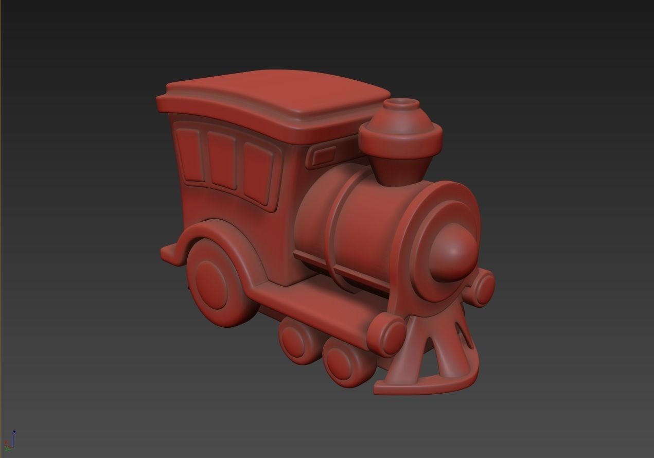 Toy Train 3D model 3D model_9