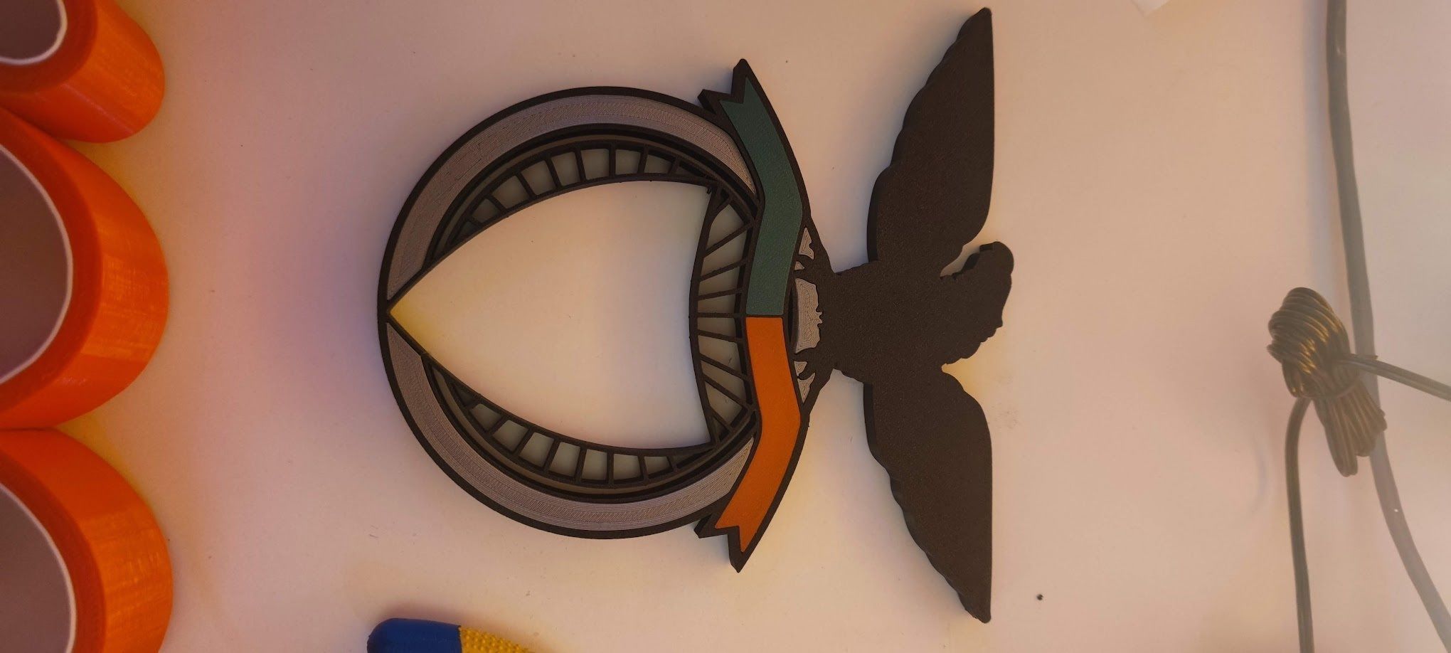 LED Symbol Benfica 3D print model_5