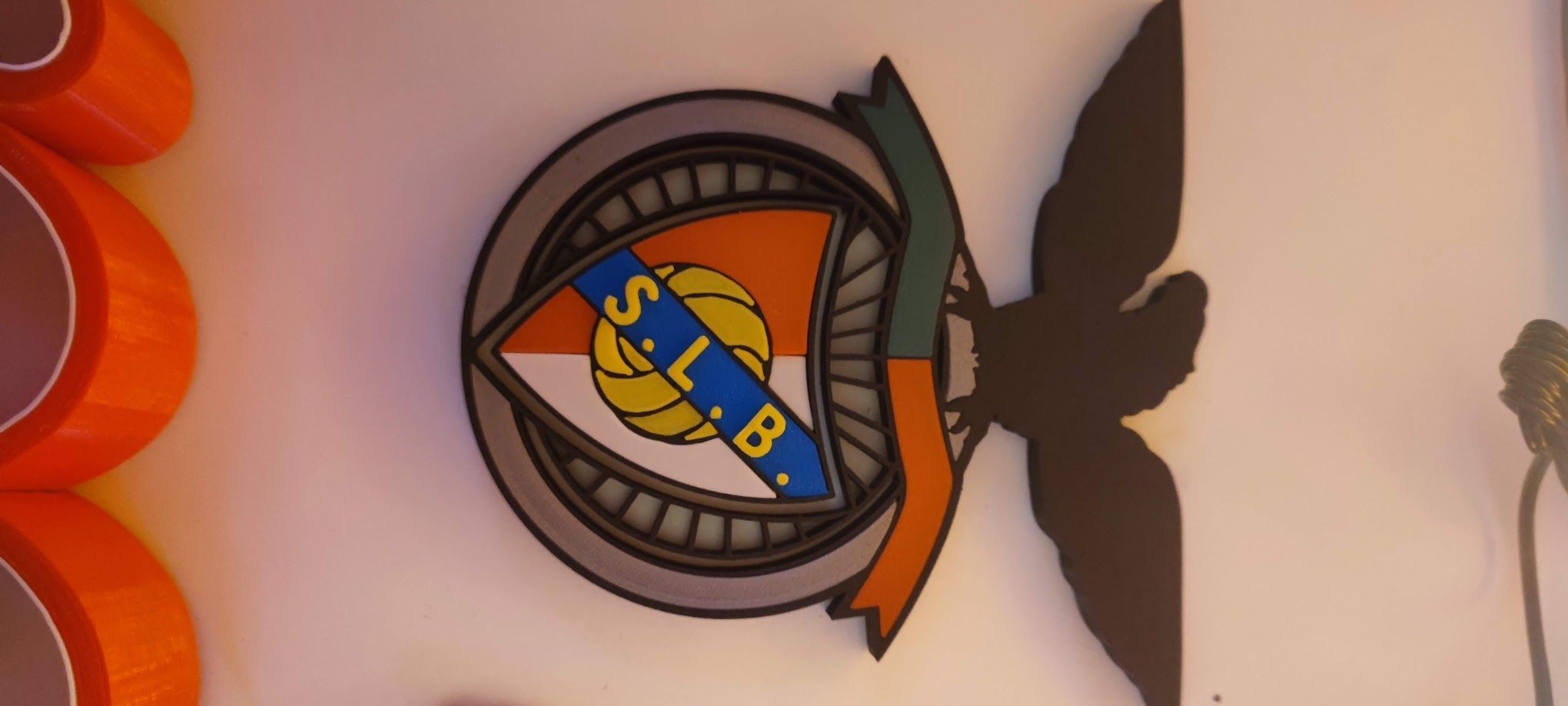 LED Symbol Benfica 3D print model_4