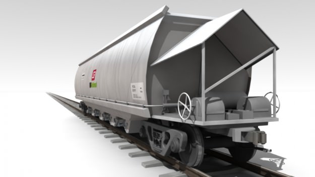 VCA Coal Hopper Wagon 3D model_4