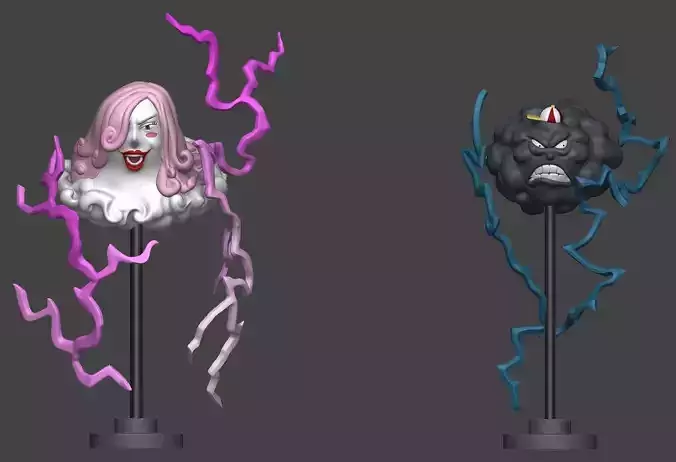 Zeus and Hera Figures - Big Mom - Charlotte Linlin One Piece