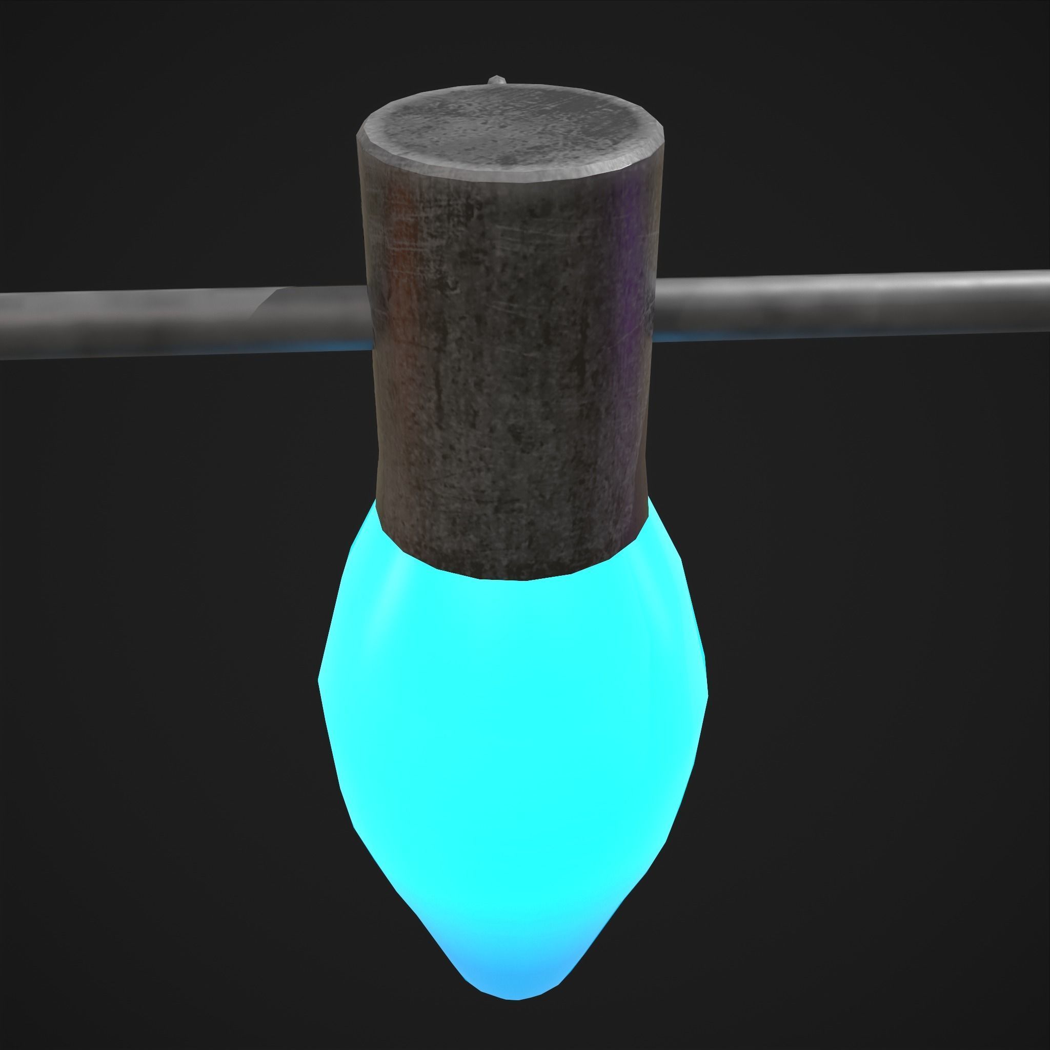 Christmas Lights  Low-poly 3D model_12