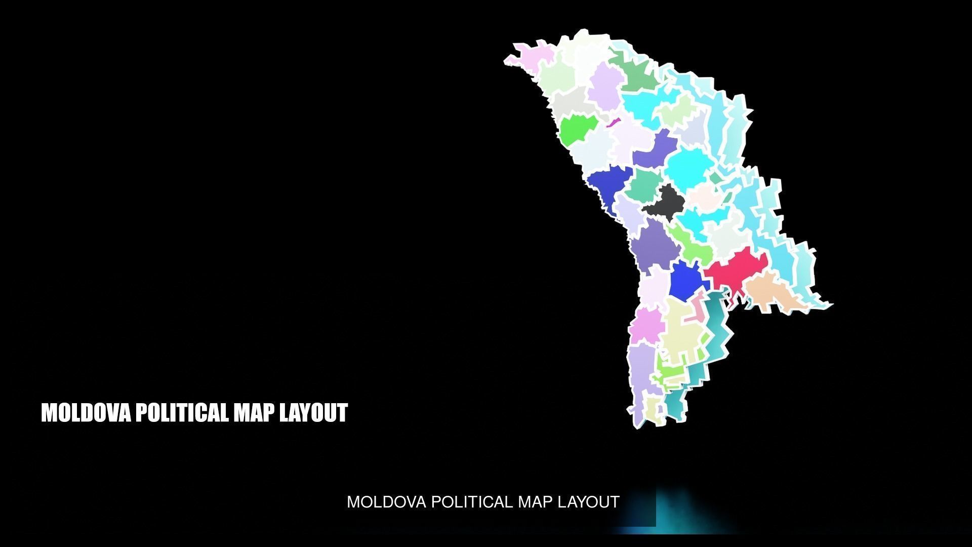 3D MAPS BASE MESHES 3D Model Collection_5