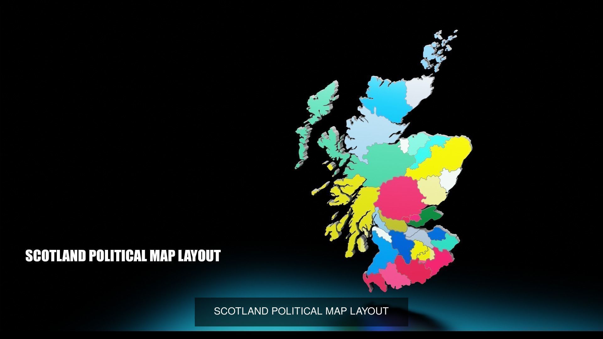 3D MAPS BASE MESHES 3D Model Collection_9