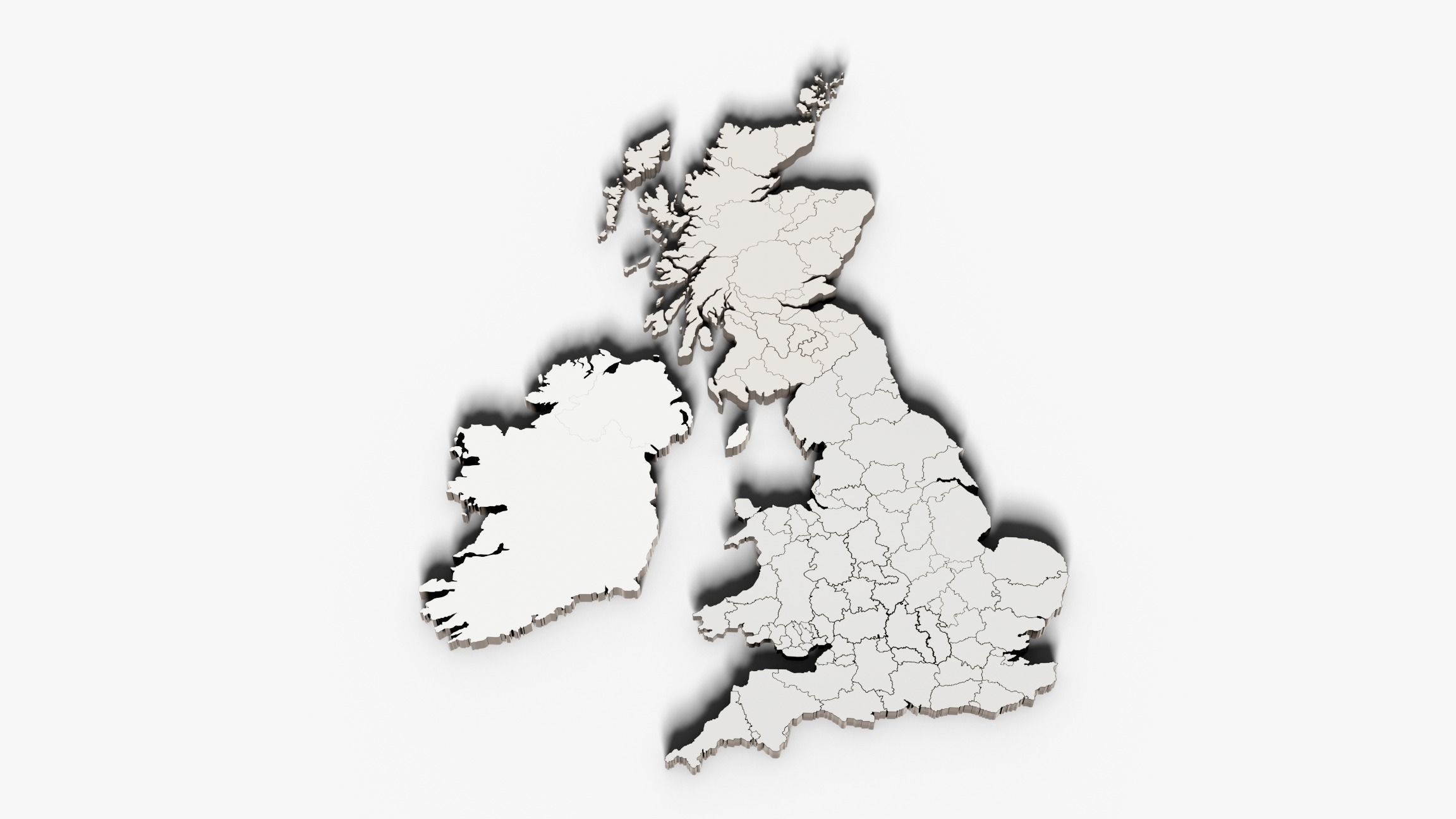 3D MAPS BASE MESHES 3D Model Collection_22