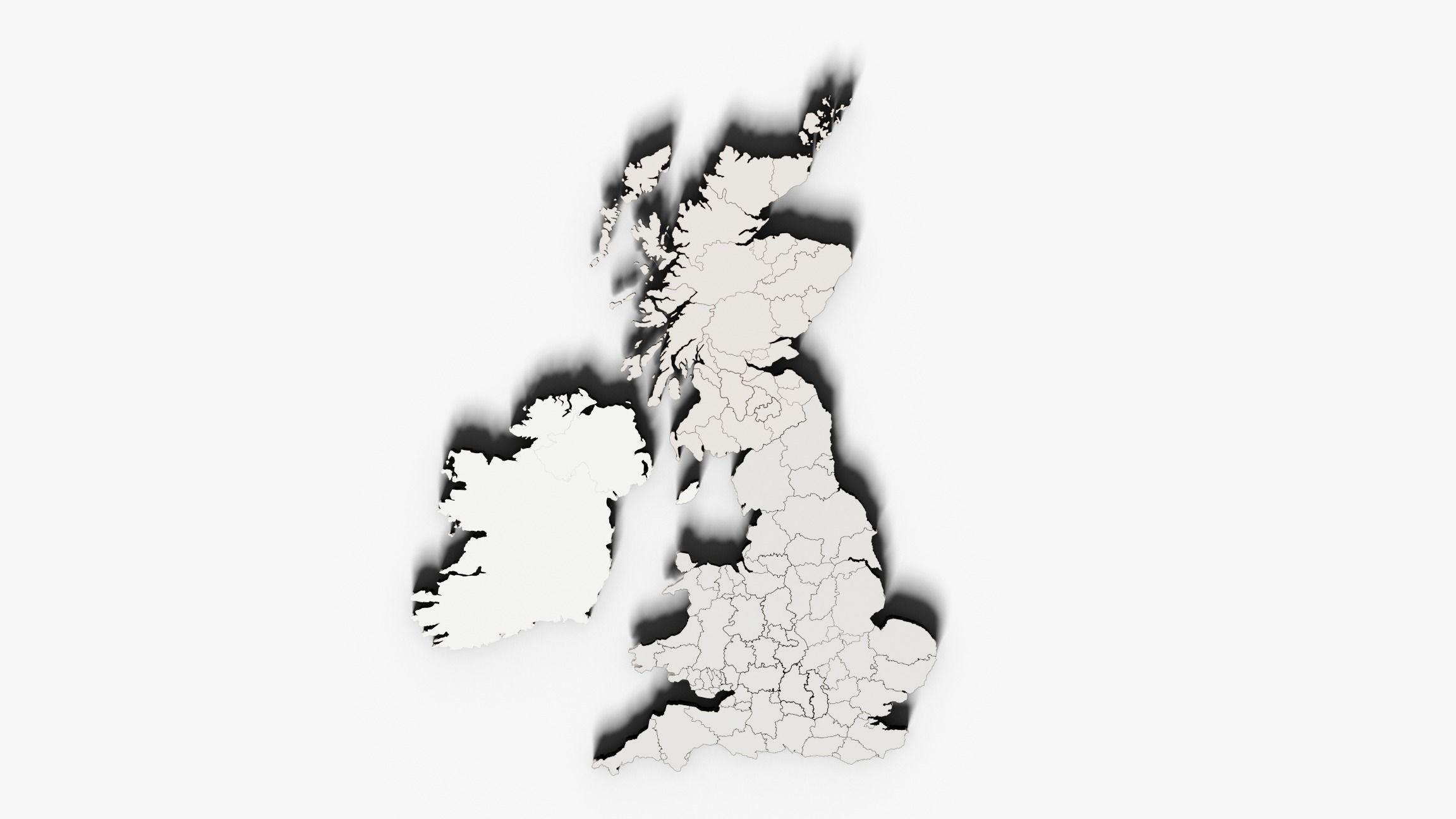 3D MAPS BASE MESHES 3D Model Collection_16