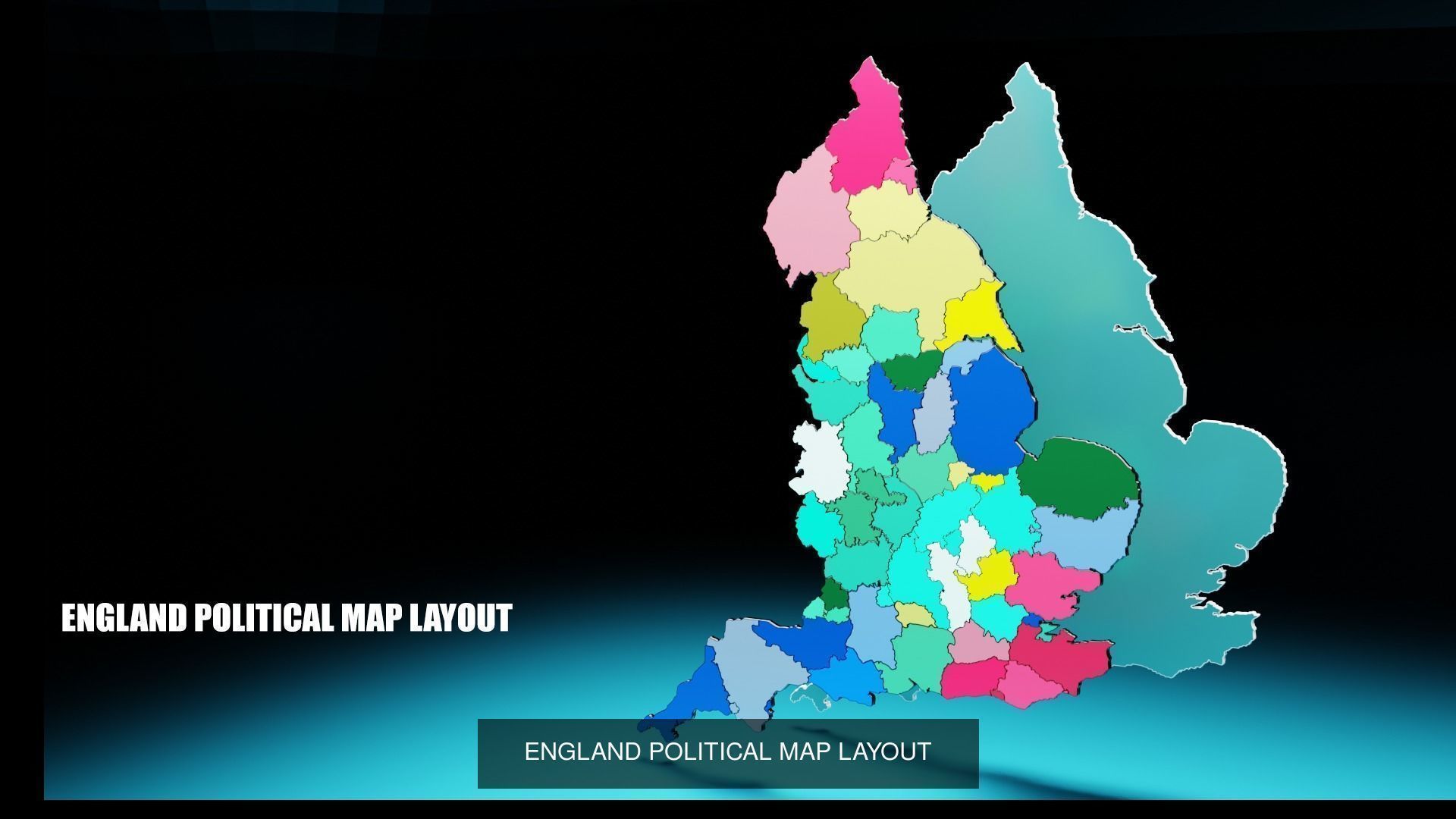 3D MAPS BASE MESHES 3D Model Collection_11