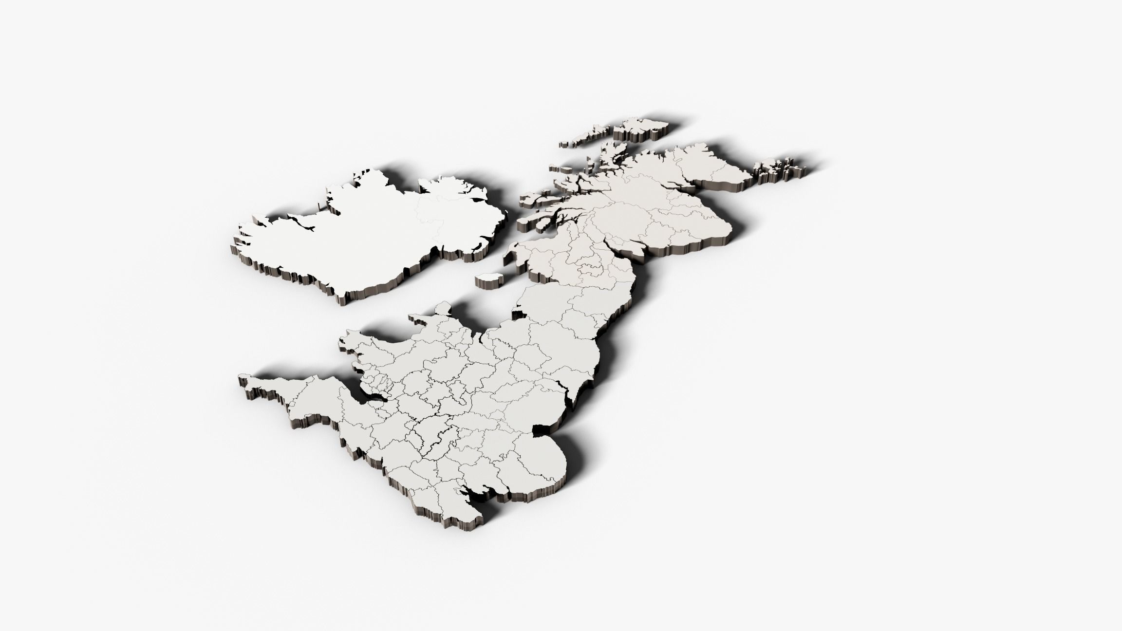 3D MAPS BASE MESHES 3D Model Collection_20