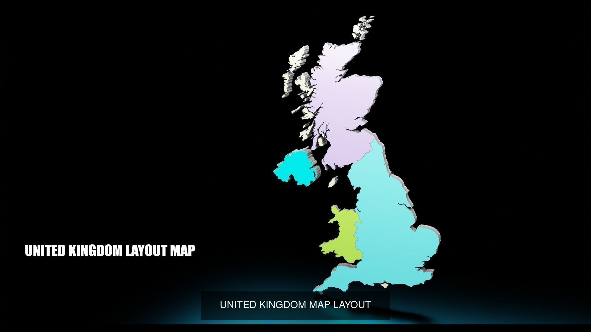 3D MAPS BASE MESHES 3D Model Collection_13
