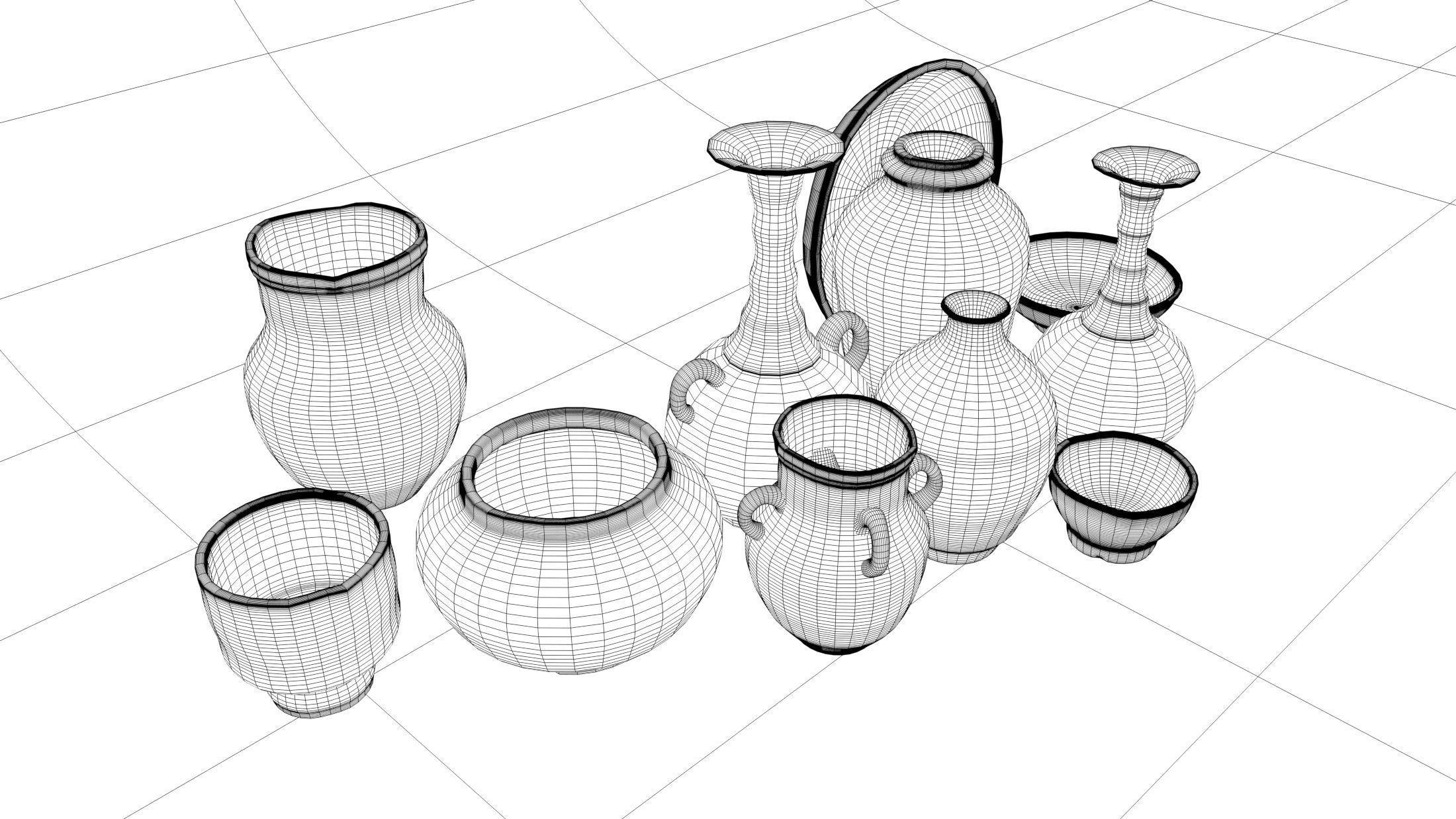 Porcelain pottery model of jun porcelain-ALL 3D model_13