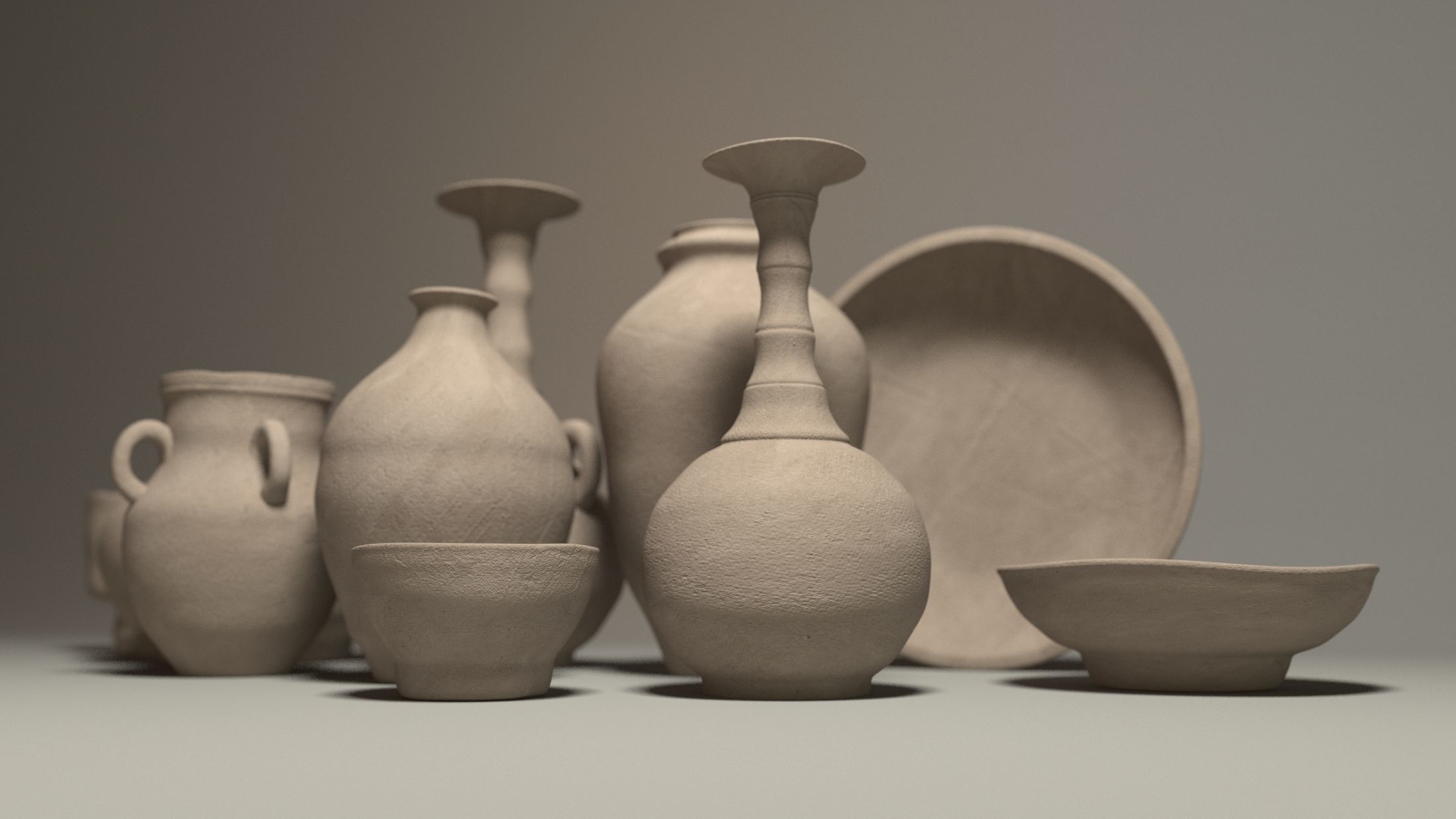 Porcelain pottery model of jun porcelain-ALL 3D model_8