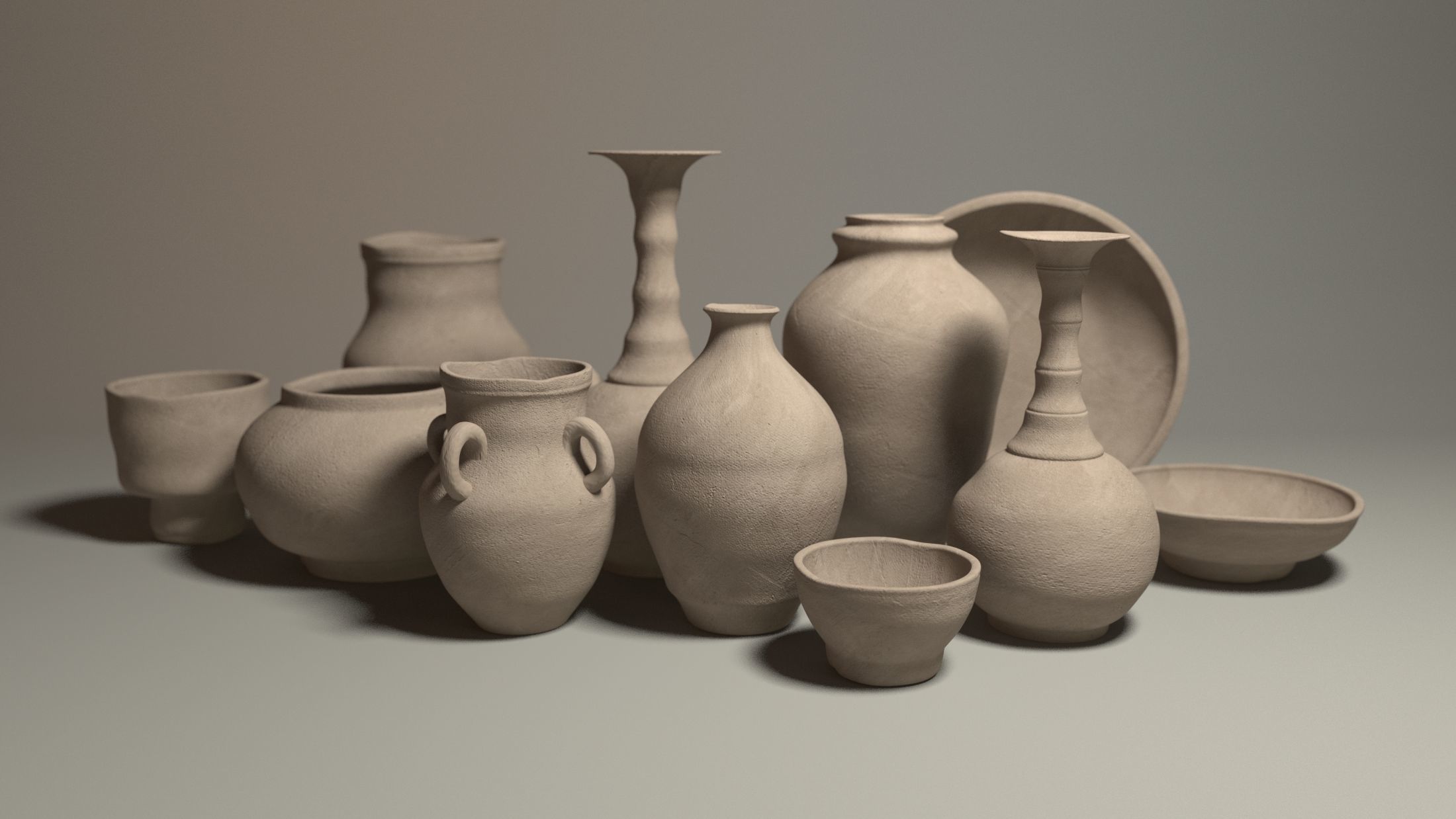 Porcelain pottery model of jun porcelain-ALL 3D model_7