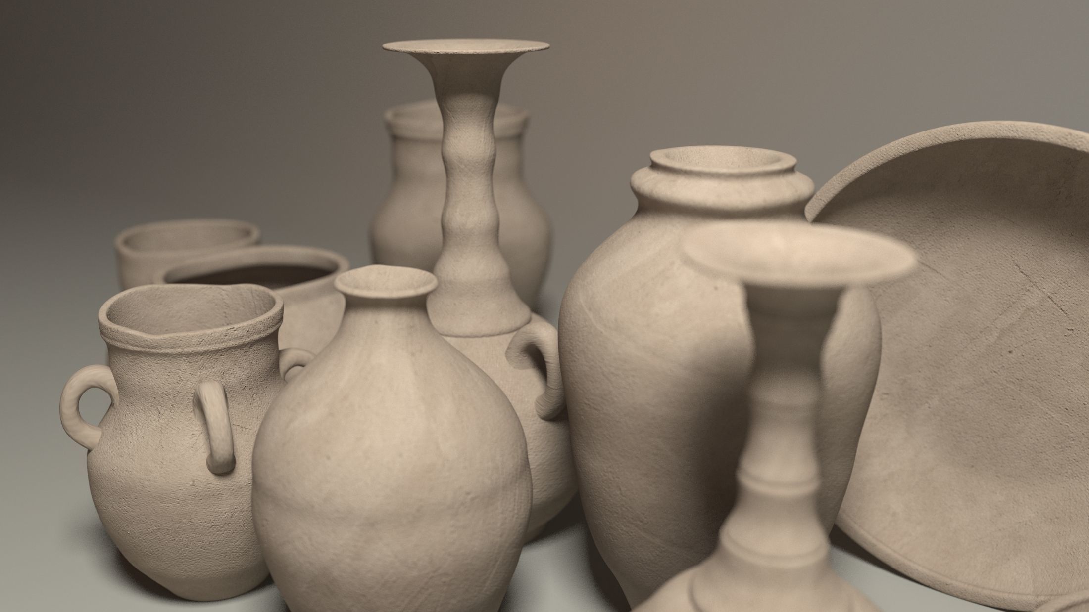 Porcelain pottery model of jun porcelain-ALL 3D model_10