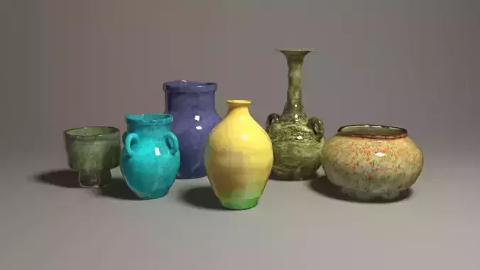 Porcelain pottery jun porcelain model -A