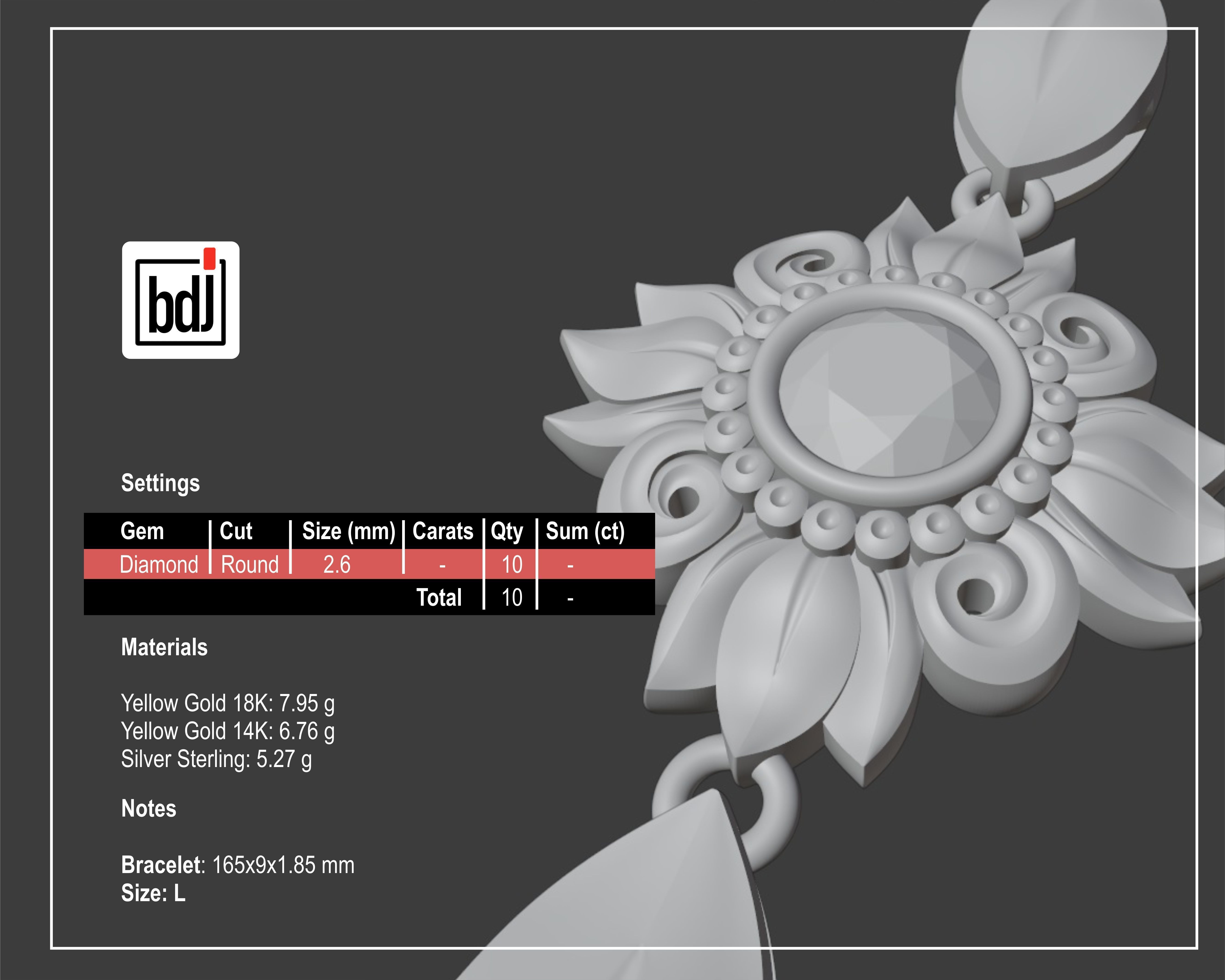 Jewerly Set for Women 3D print model_30