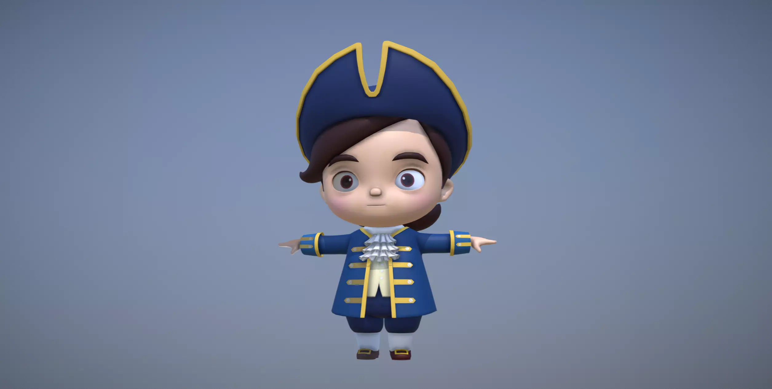 duri child 3D model