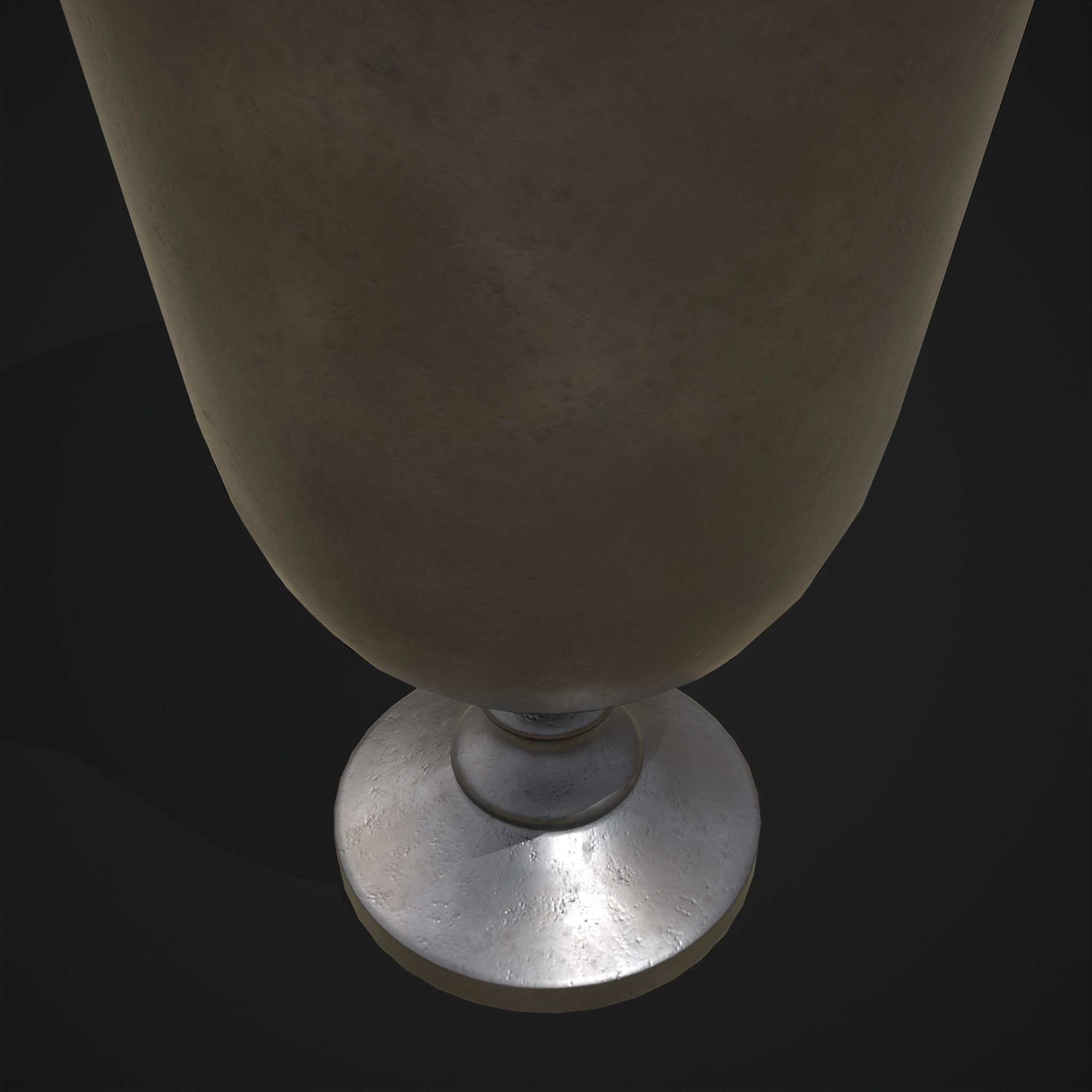 Pewter Goblet Low-poly 3D model_19