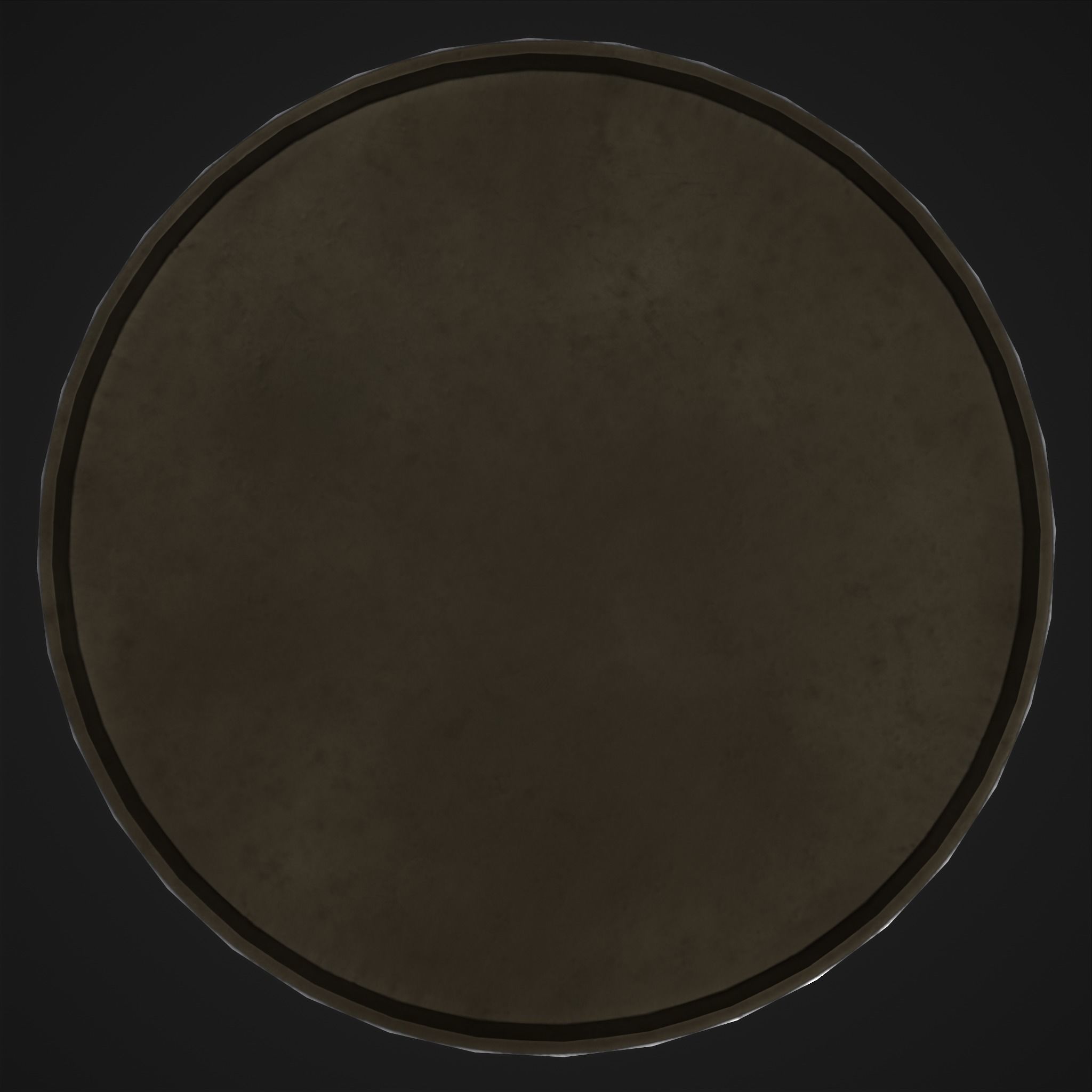 Pewter Goblet Low-poly 3D model_7