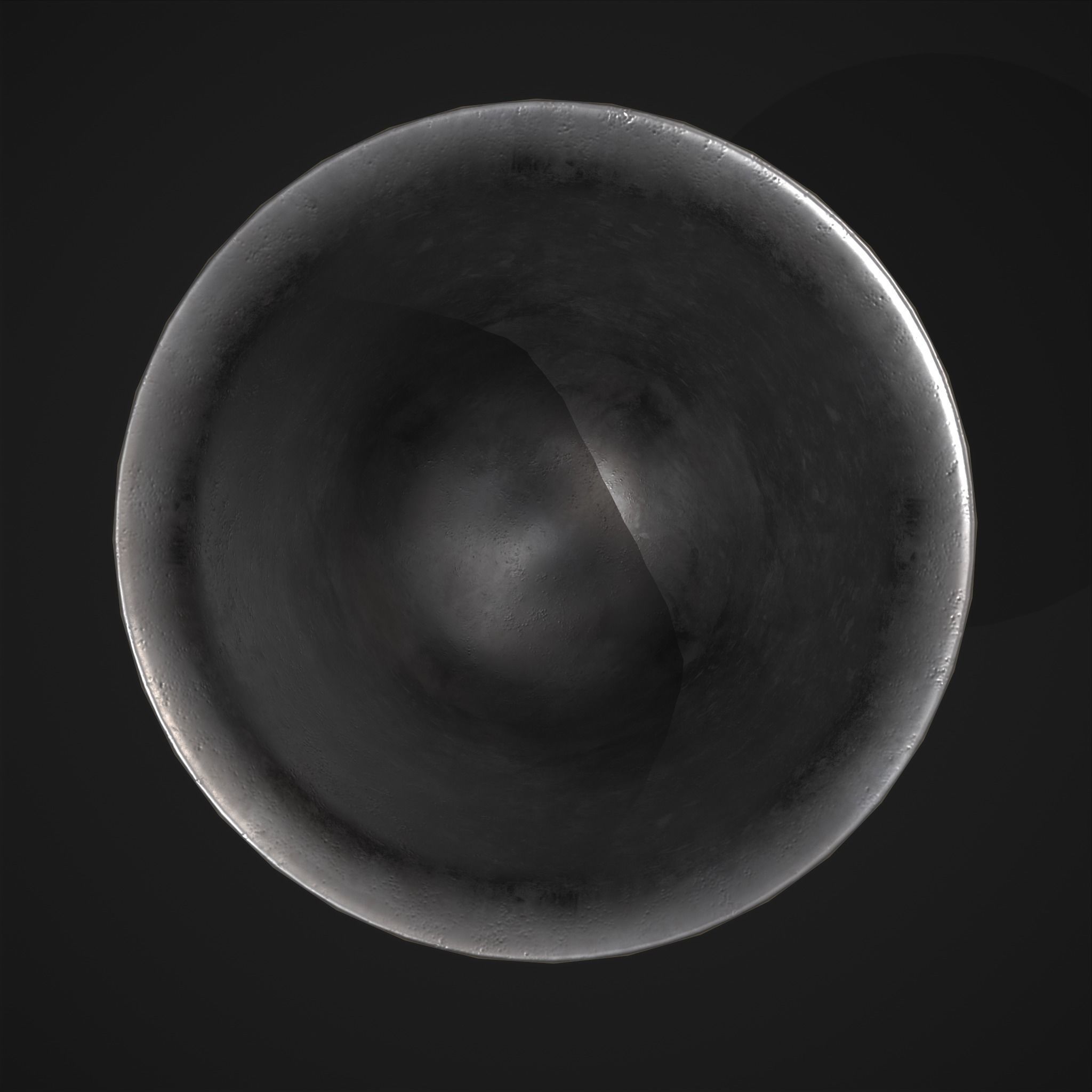 Pewter Goblet Low-poly 3D model_13