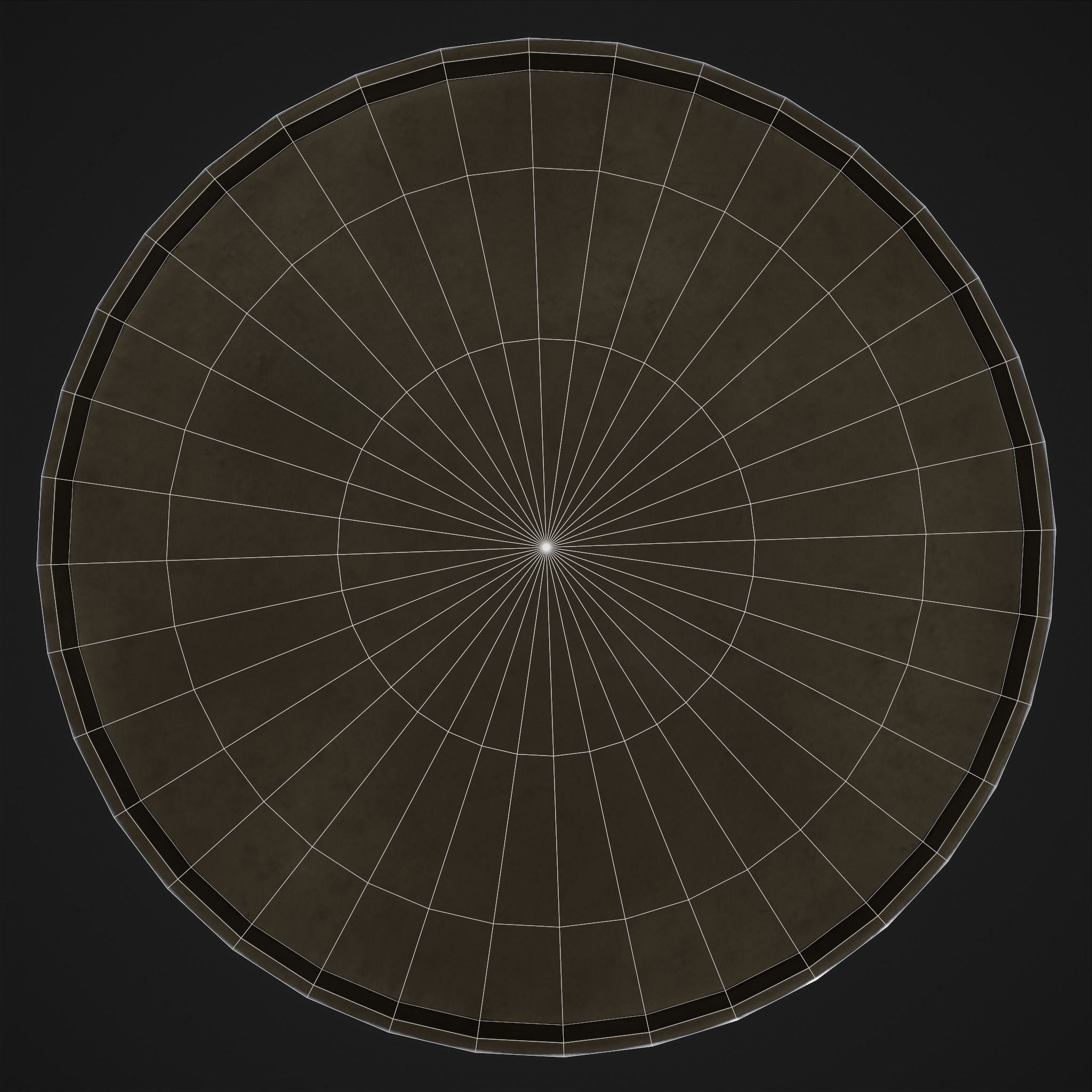 Pewter Goblet Low-poly 3D model_8