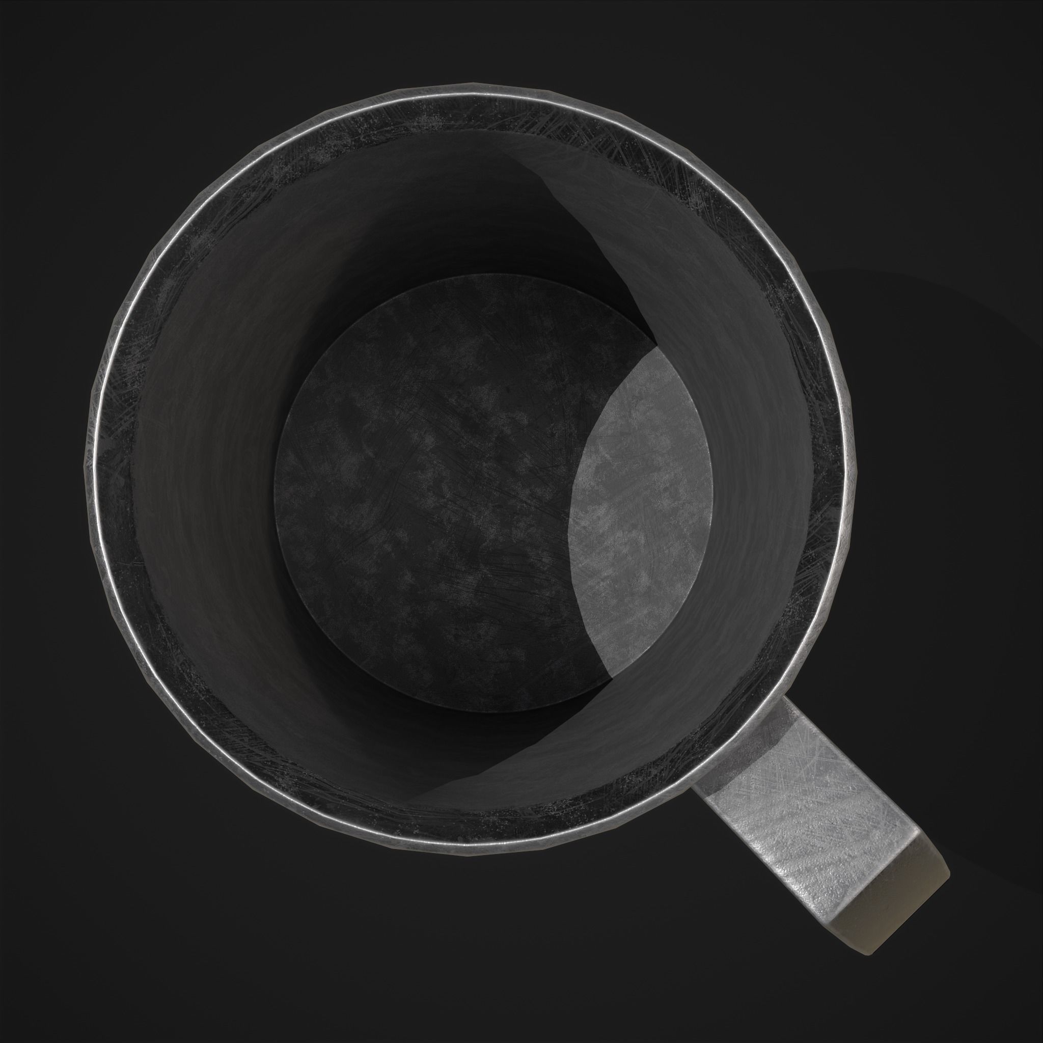 Pewter Mug Low-poly 3D model_13