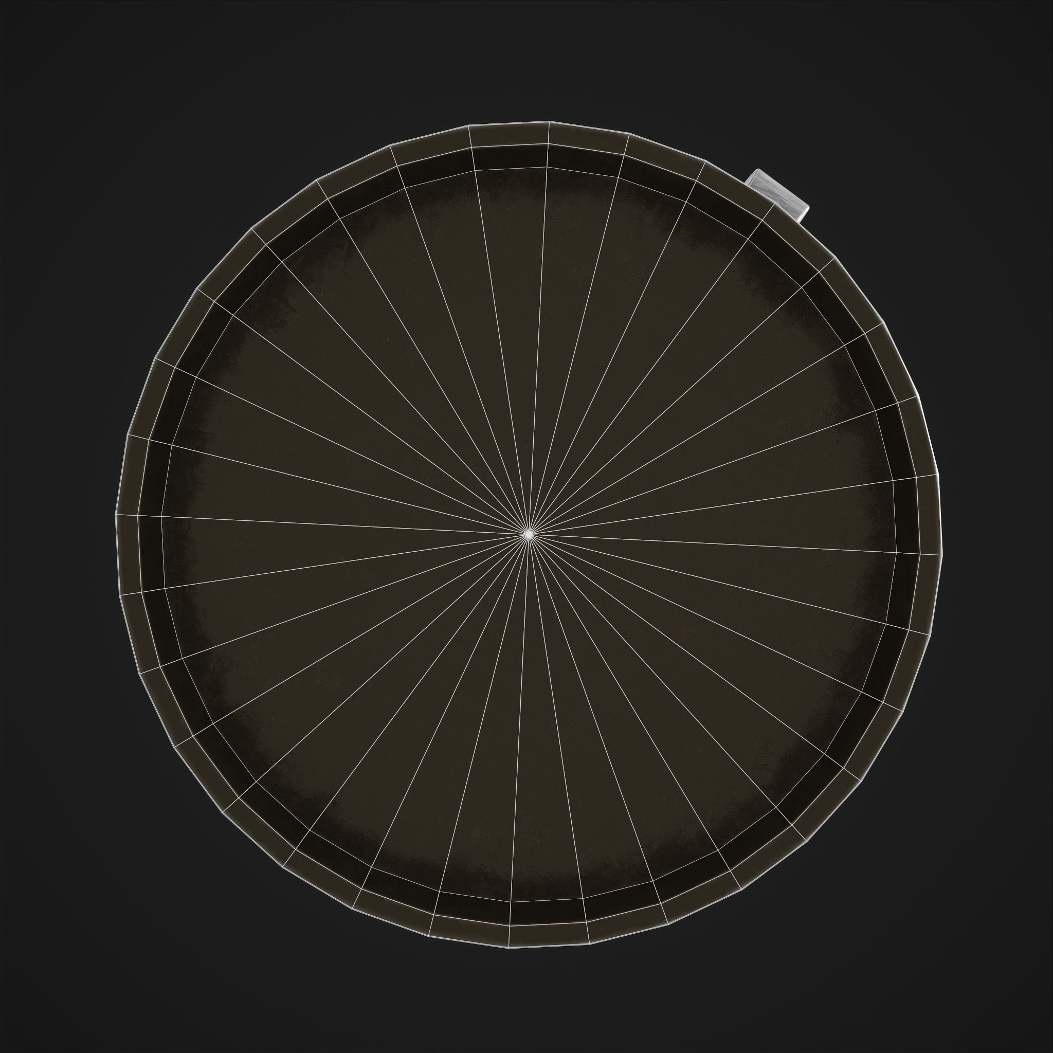 Pewter Mug Low-poly 3D model_12