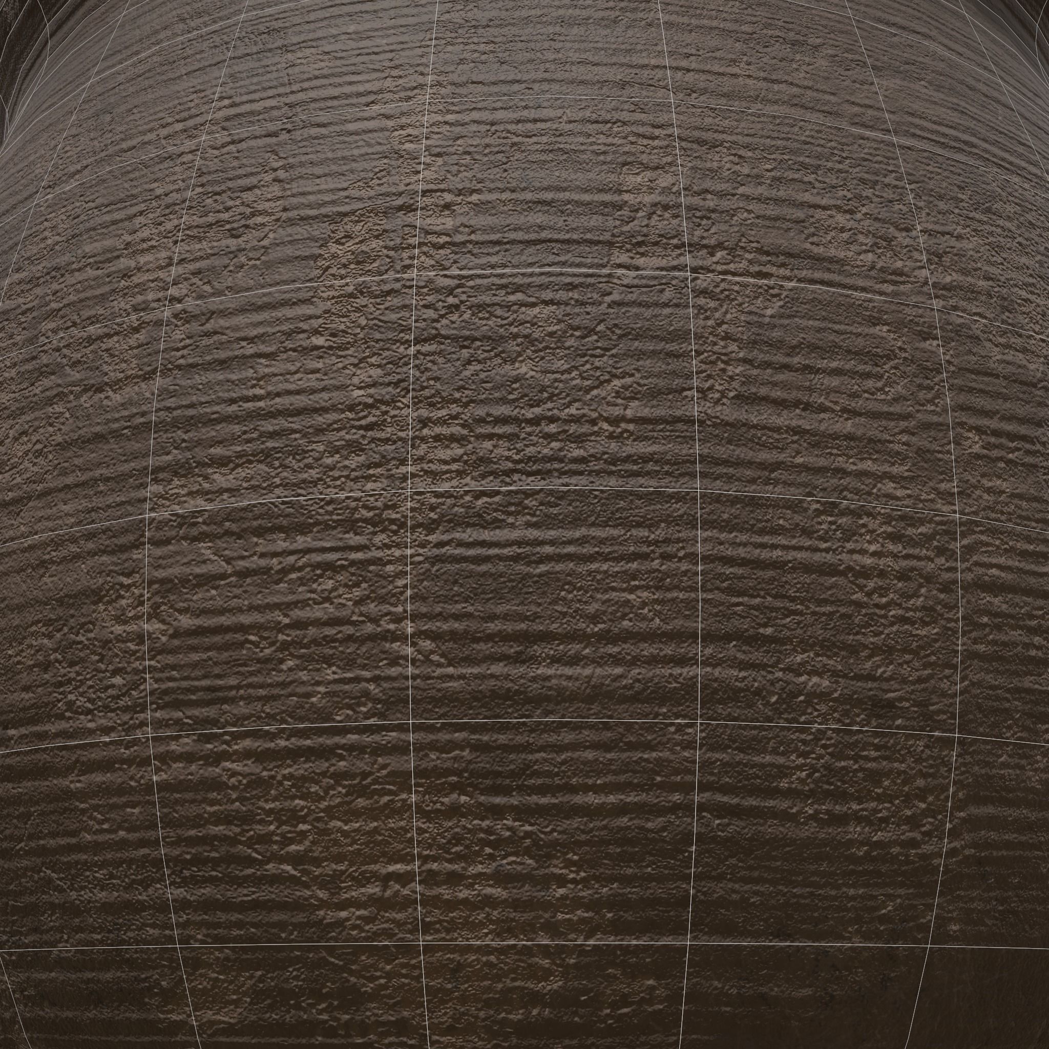 Simple Clay Lidded Pot Low-poly 3D model_20