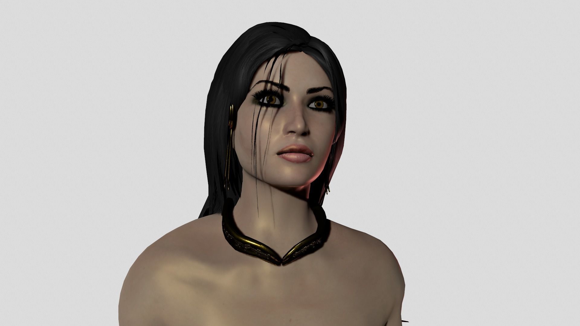 Dejah Thoris Low-poly 3D model_14