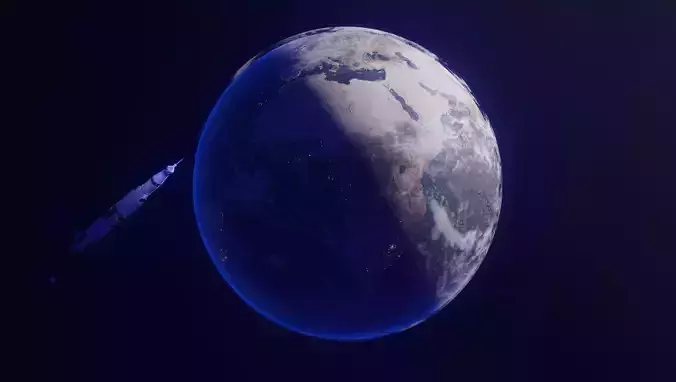 Earth 3D High Quality Model  
