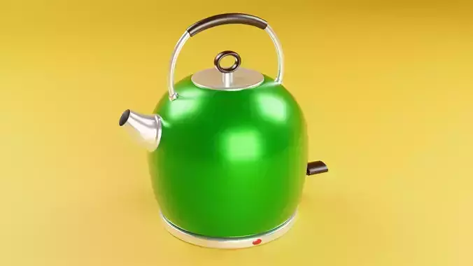 Teapot 3D model tea kettle