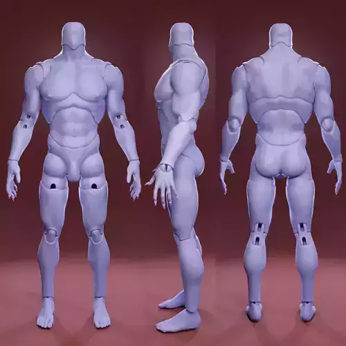 Skeledaddy BJD body 3D print model