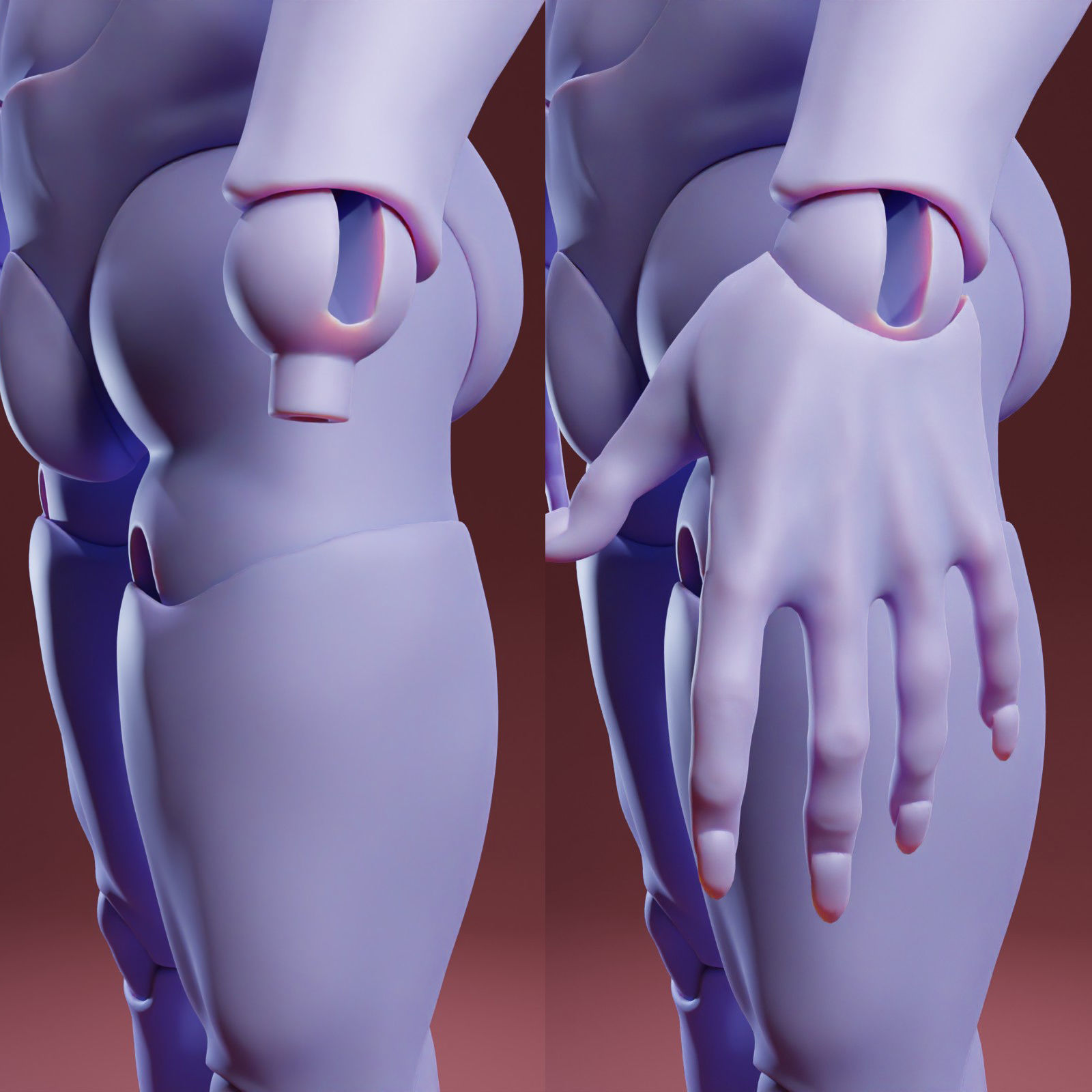 Skeledaddy BJD body 3D print model_3