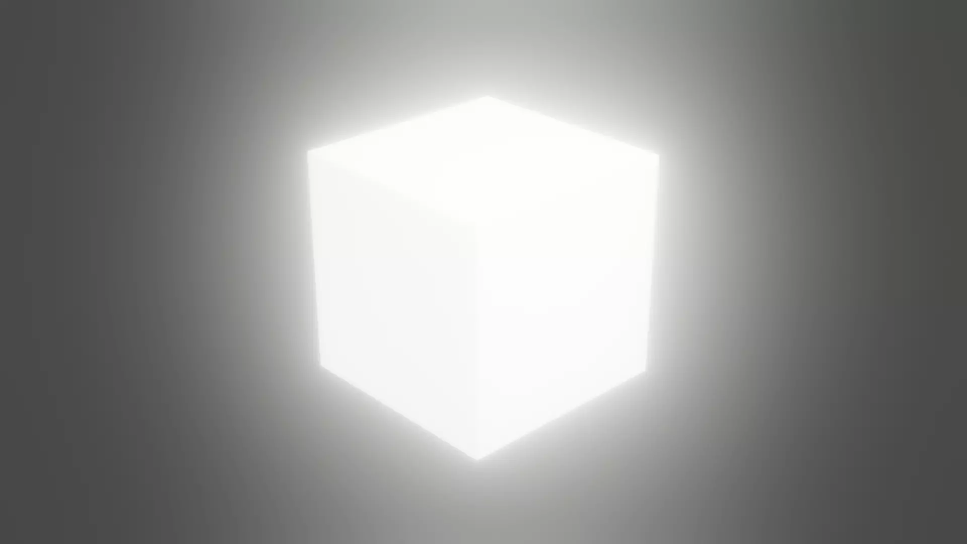 White Cube Free low-poly 3D model_0