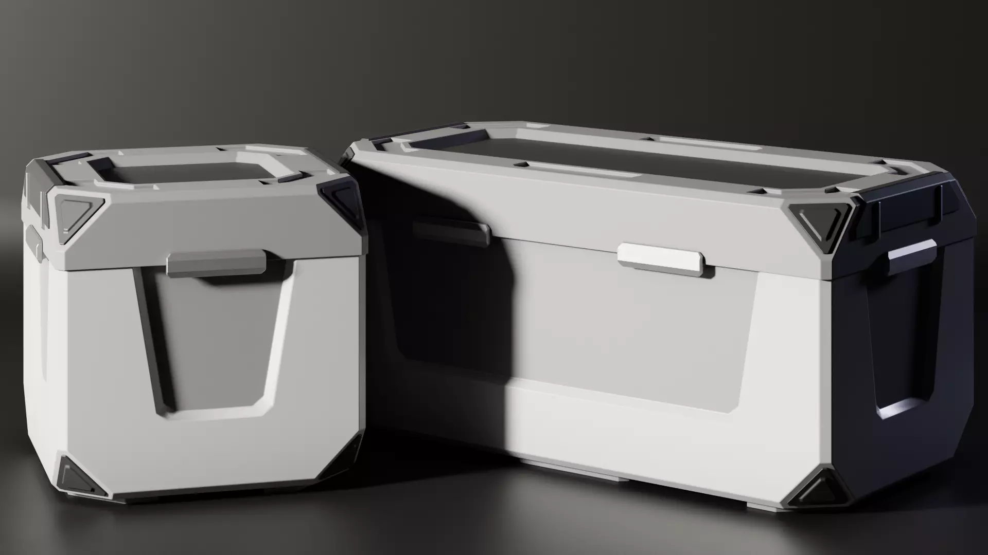 Sci Fi Cargo Container 1 3D model_0