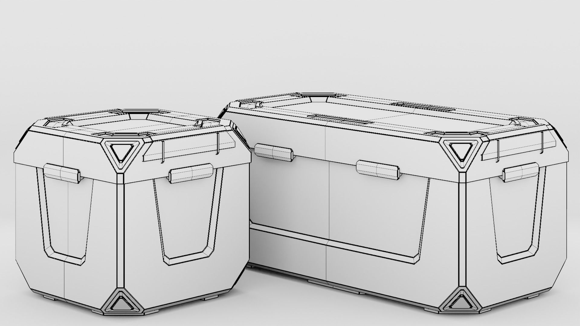 Sci Fi Cargo Container 1 3D model_6