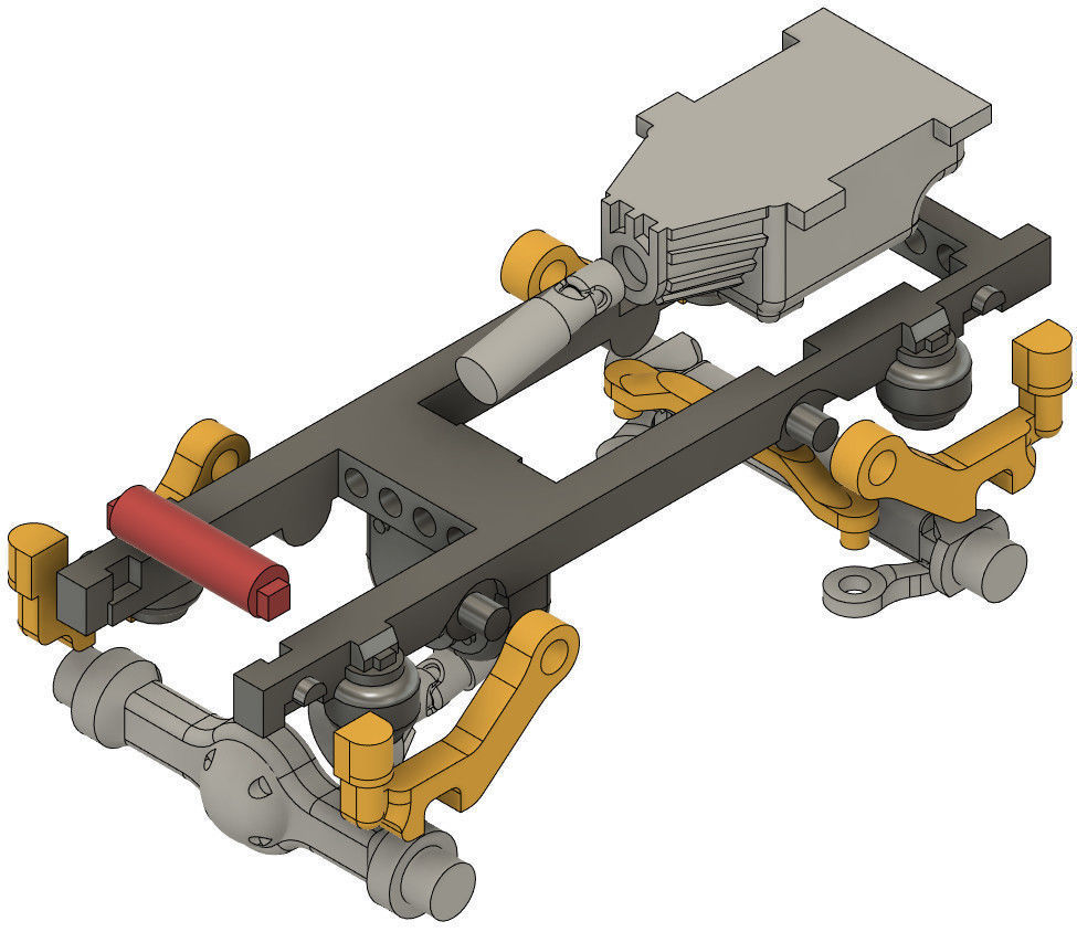 Military Forklift - 28mm Sci-Fi 3D print model_6